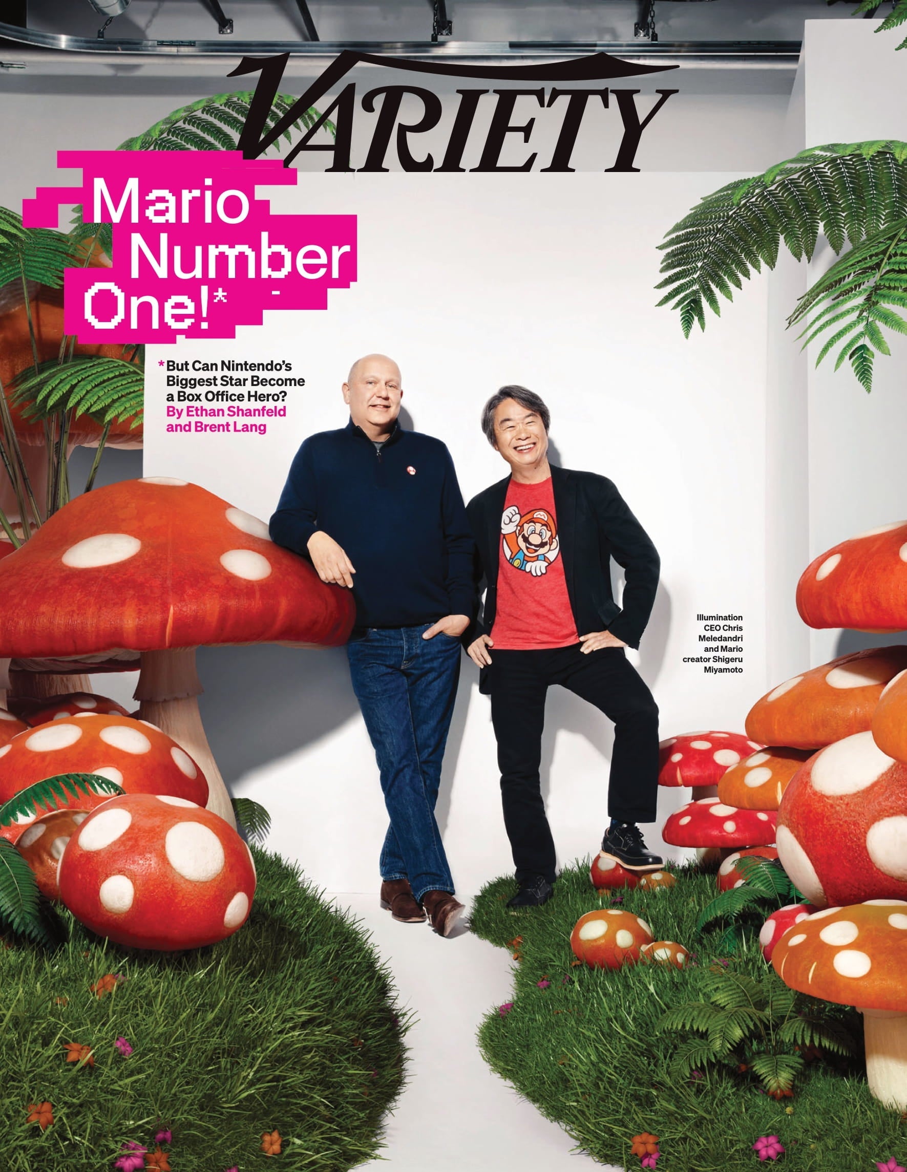 Variety - 23.04.05 Edition: Mario Number One! Can Nintendo's Biggest Star Become A Box Office Hero?, Super Mario Bros. Creator Shigeru Miyamoto & Illumination's Chris Meledandri Talk Movie & More!