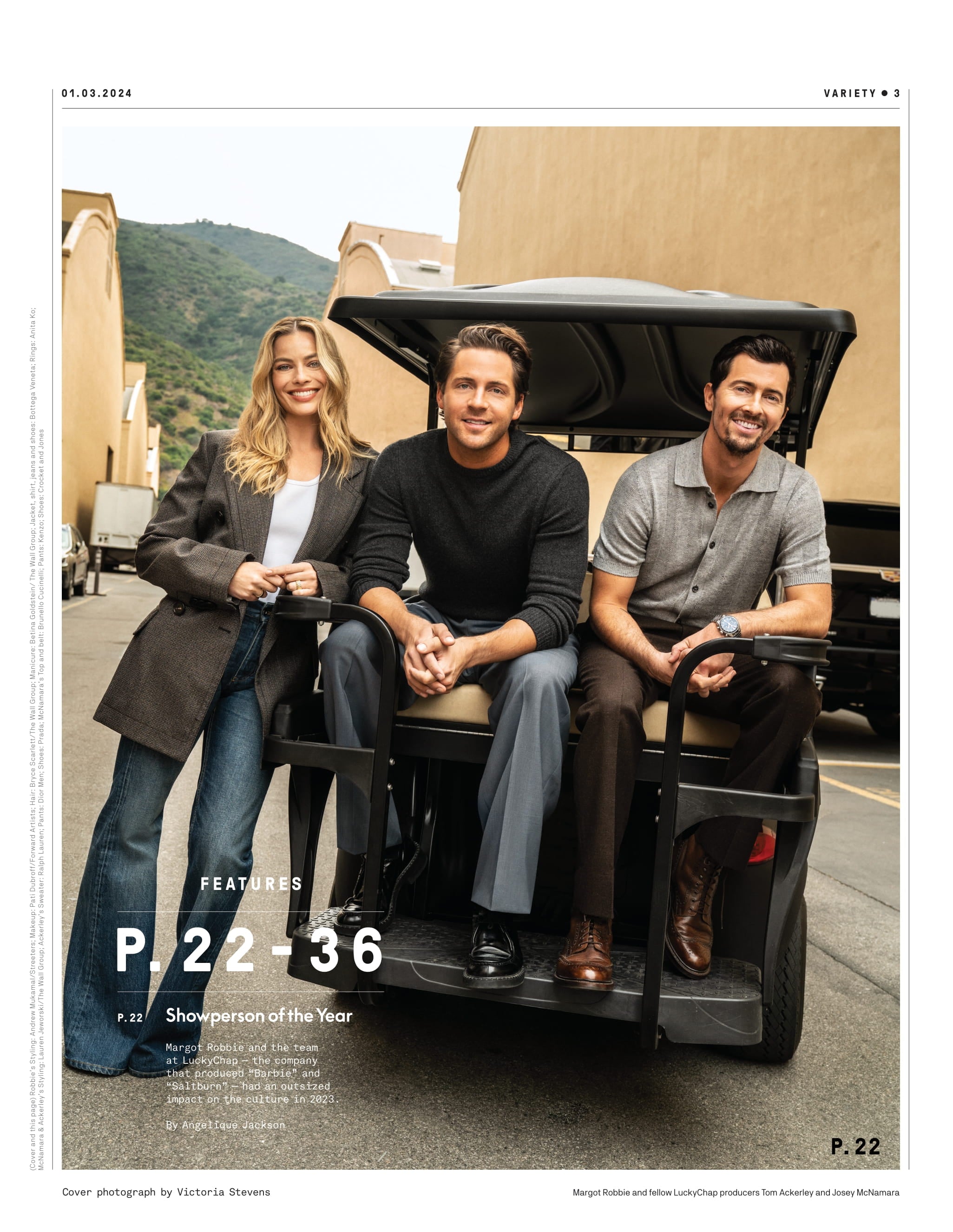 Variety - 24.01.03 Edition: Hi Barbie!, How LuckyChap Took Mattel’s Favorite Doll & Produced The Movie Of 2023, Margot Robbie, Josey McNamara, Tom Ackerley, Dune: Part Two, 2023 TV Ratings & More!