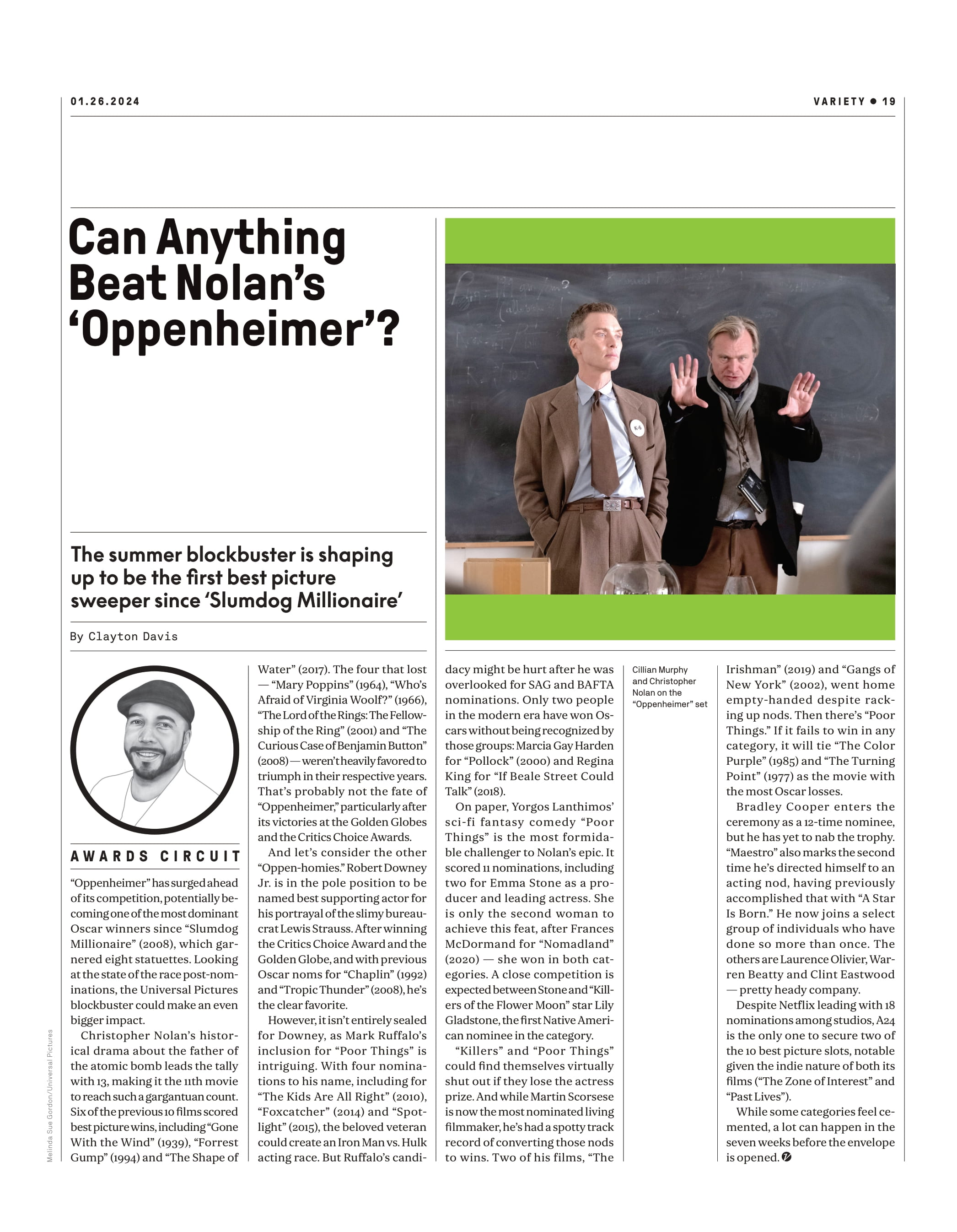 Variety - 24.01.26 Edition: How ‘Killers Of The Flower Moon’ Is Making Oscar History With 10 Nominations, Martin Scorsese, Lily Gladstone, Leonardo Dicaprio, Can Anything Beat Oppenheimer & More!