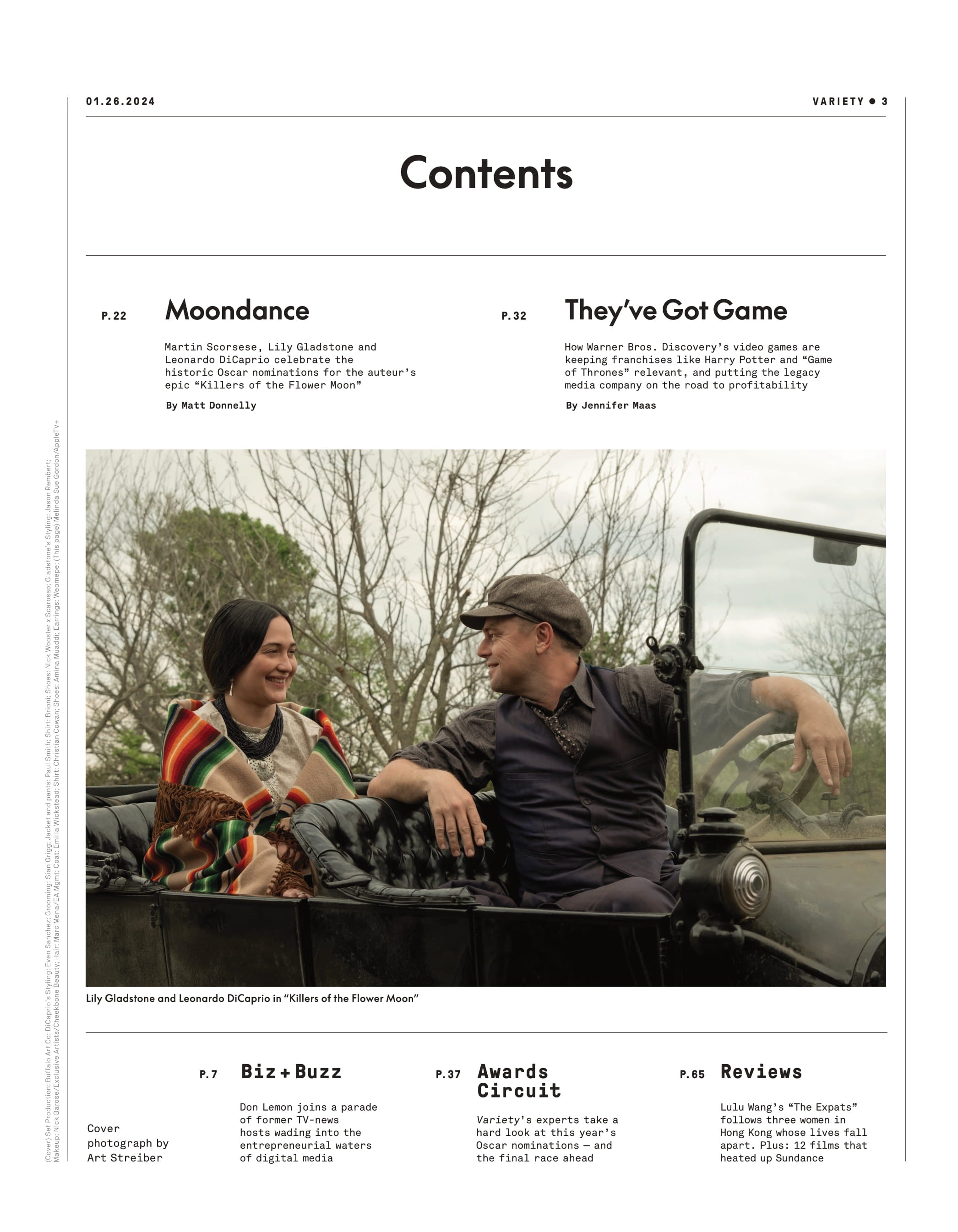 Variety - 24.01.26 Edition: How ‘Killers Of The Flower Moon’ Is Making Oscar History With 10 Nominations, Martin Scorsese, Lily Gladstone, Leonardo Dicaprio, Can Anything Beat Oppenheimer & More!