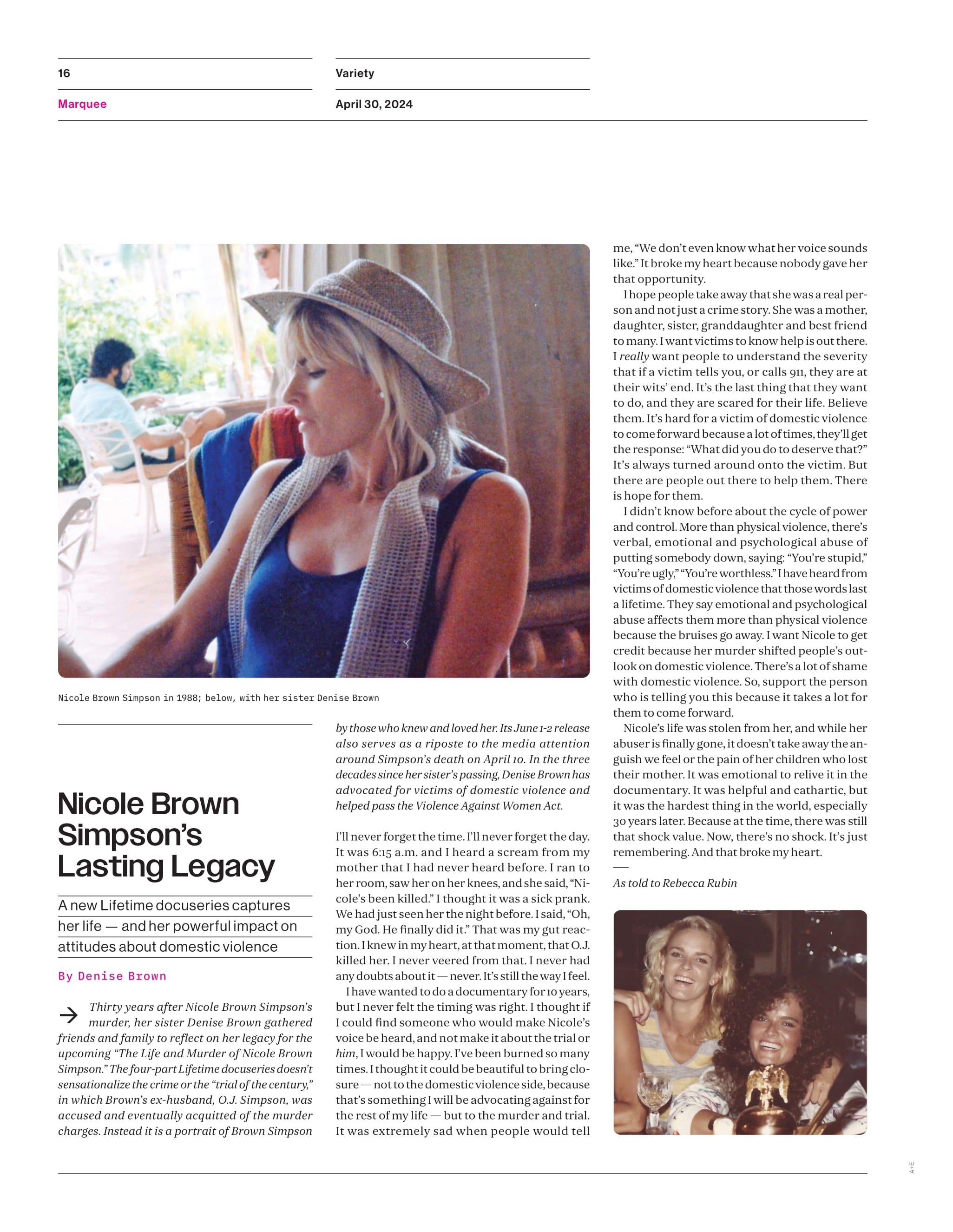 Variety - 24.04.30 Edition: Power Of Women Celebrates Anitta, Mariska Hargitay, Shonda Rhimes, Amy Schumer, Plus 73 Female New Yorkers Who’ve Made An Impact This Year, Long Hot Sequel Summer & More!