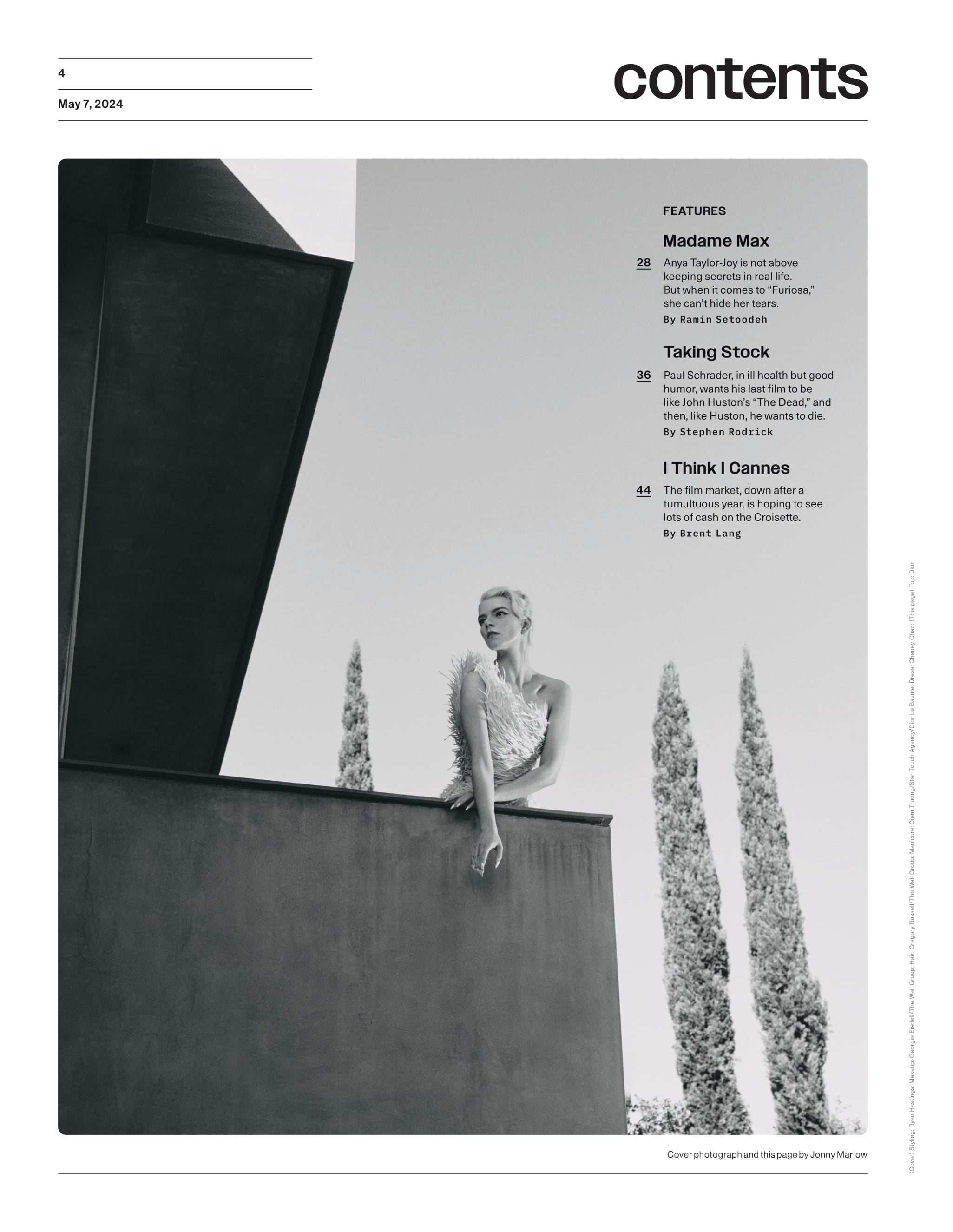 Variety - 24.05.07 Edition: All About Ayna Taylor-Joy, Furiosa Returns To Cannes, New Apple TV+ Series Dark Matter, Busy Philipps’ New Late-Night Show, Netflix’s Biggest-Budget Indian Original & More!