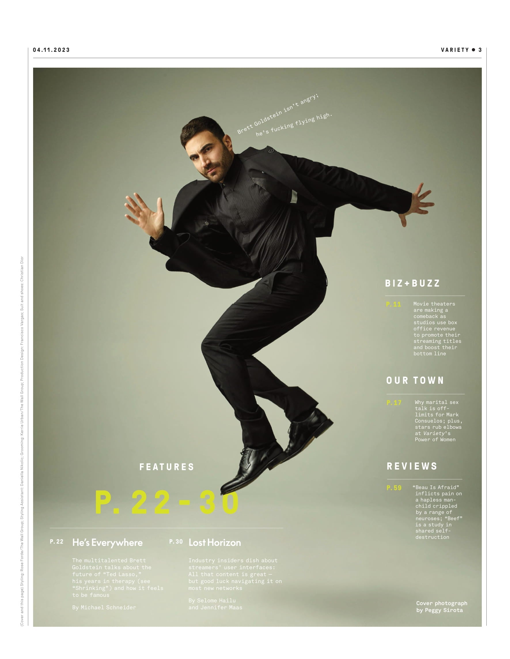 Variety - 23.04.11 Edition: From Ted Lasso To Shrinking British Breakout Star Brett Goldstein Finally Cracking A Smile, Industry Insiders On Steamers' User Interfaces, Movie Theater Comeback & More!