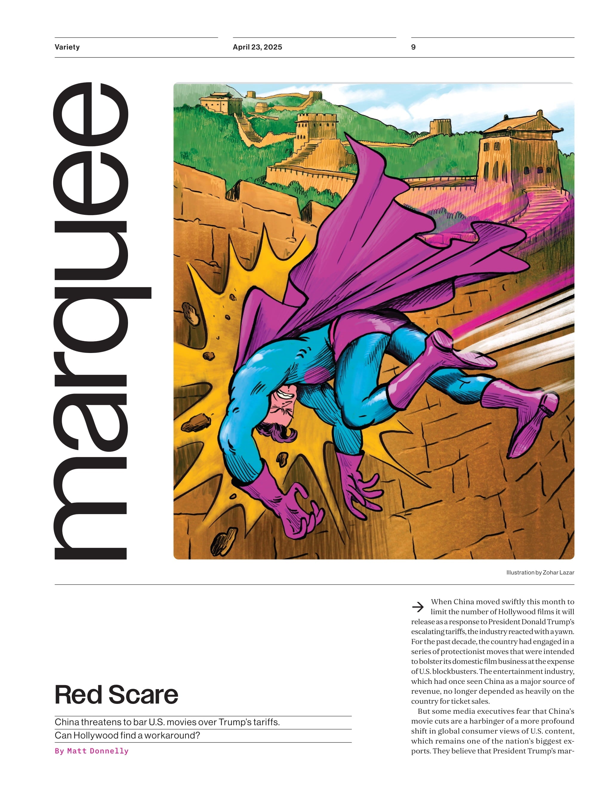 Variety - 25.04.23 Edition: Broadway Actors On Actors, George Clooney & Patti Lupone, Miramax Makeover, Michael B. Jordan In Ryan Coogler’s Vampire Film, Hamilton Still Shapes The Future & More!
