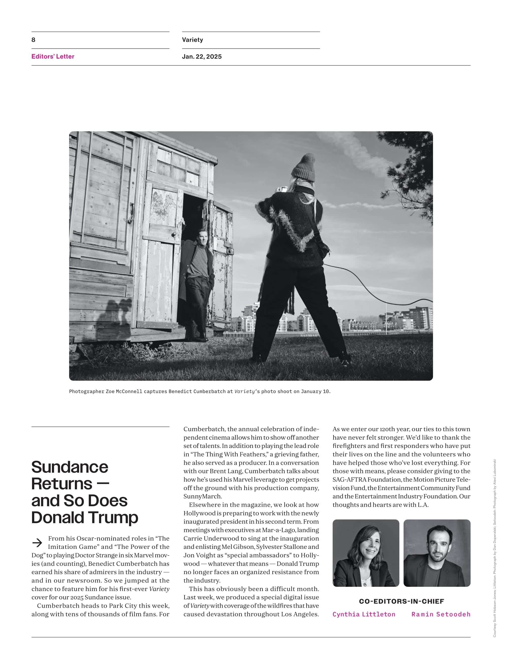 Variety - 25.01.22 Edition: Doctor Strange Star Is Not Done With Marvel, What's Next For Sundance & Park City, Remembering David Lynch, The Last Showgirl, Next Steps For LA, Oscar Nominations & More!