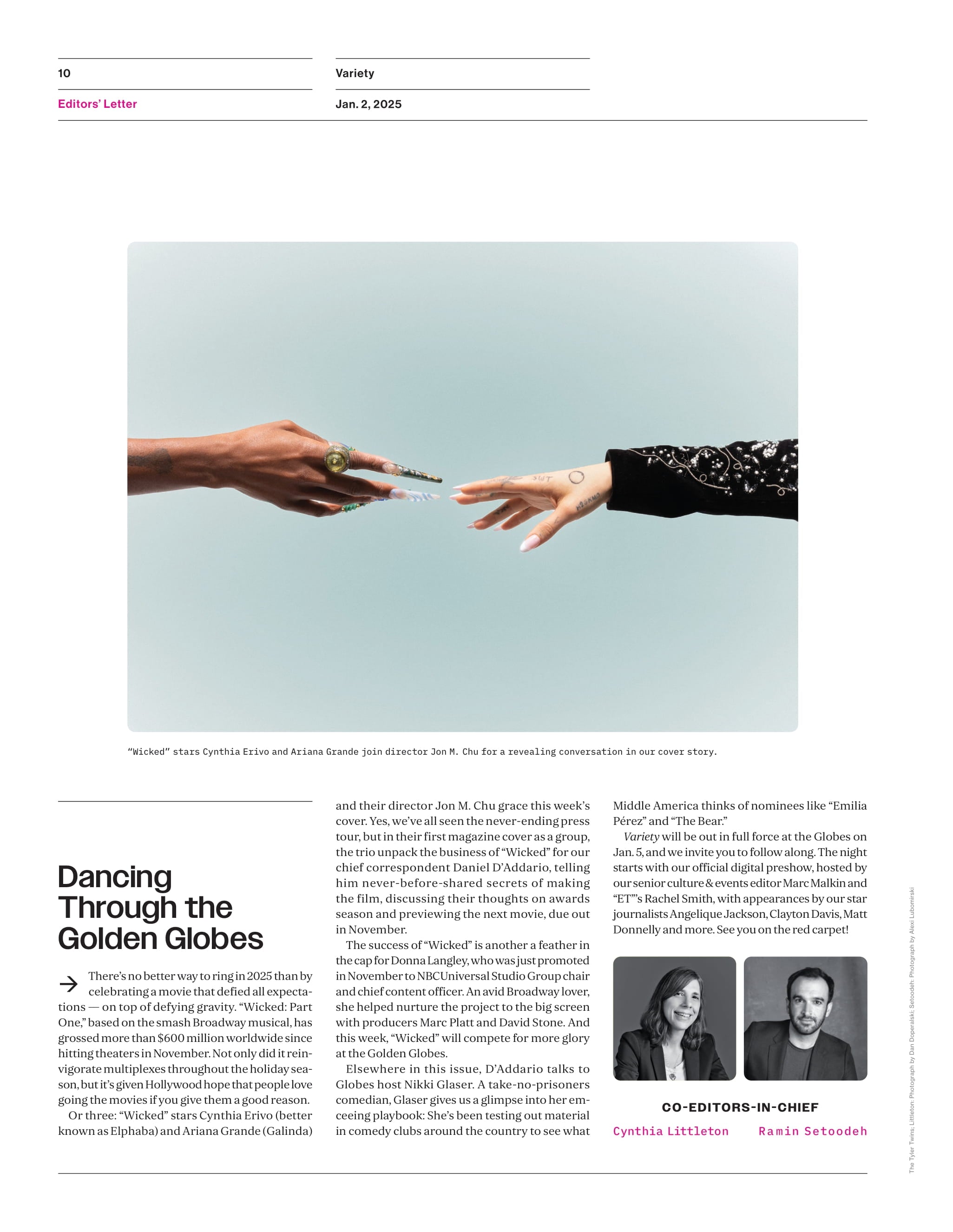 Variety - 25.01.02 Edition: What Is This Feeling, What's Next For Wicked? Nikki Glasser Hosts The Golden Globes, 2025 Movie Hit Predictions, Better Man Casts A CG Chimp, The Oscar Countdown, & More!