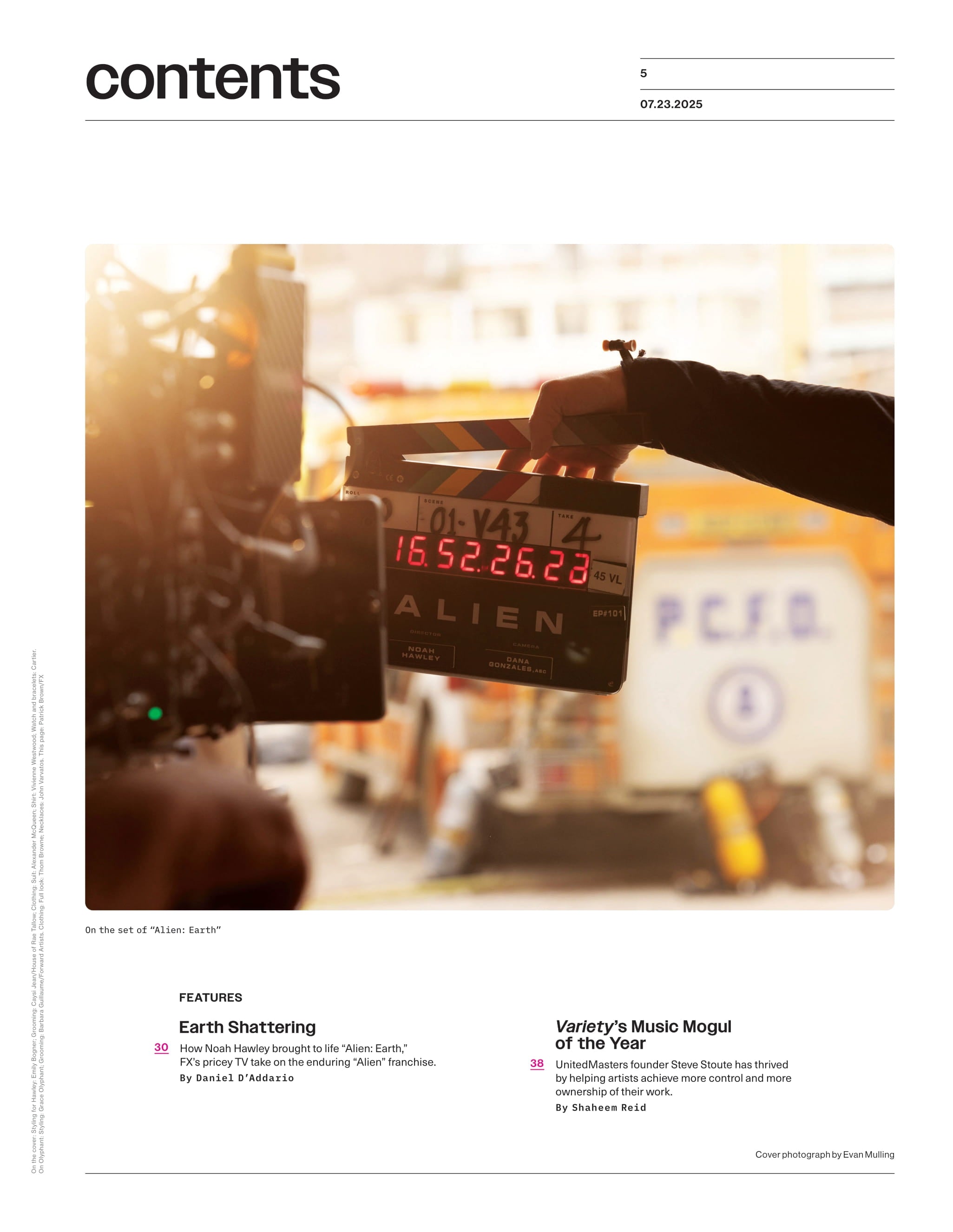 Variety - 25.07.23 Edition: FX’s Big Bet On 'Alien: Earth', 2025 ESPYs, Music Mogul Of The Year, Superhero & Horror Box Office Shift, Beyoncé’s Dazzling Christmas Special, Best Smurfs Film Yet & More!