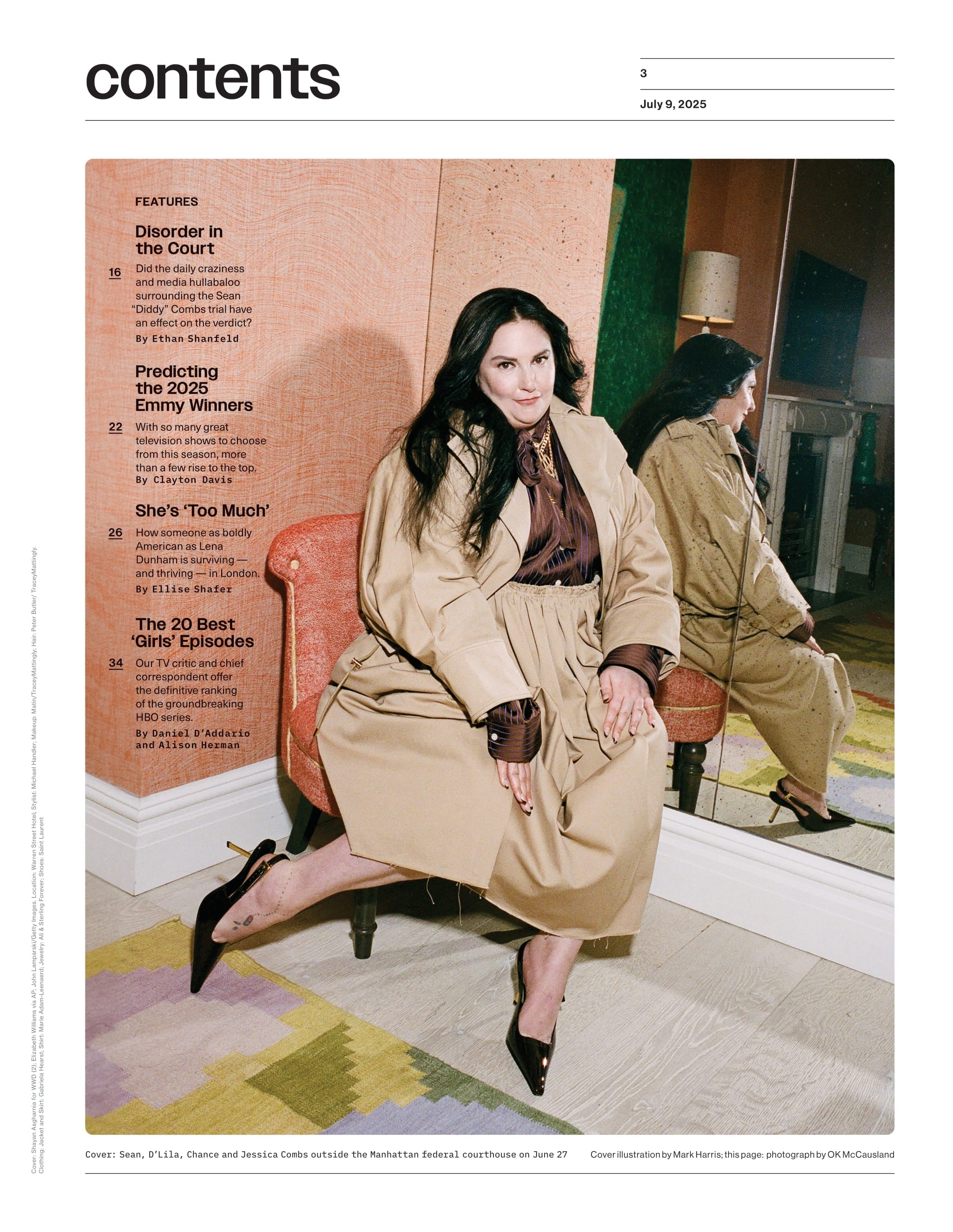 Variety - 25.07.09 Edition: The People V. Sean Combs, The Shocking Verdict, Lena Dunham Thriving In London, Sex & The City’s Lasting Legacy, The New Superman Movie, The Smurfs Iconic Return & More!