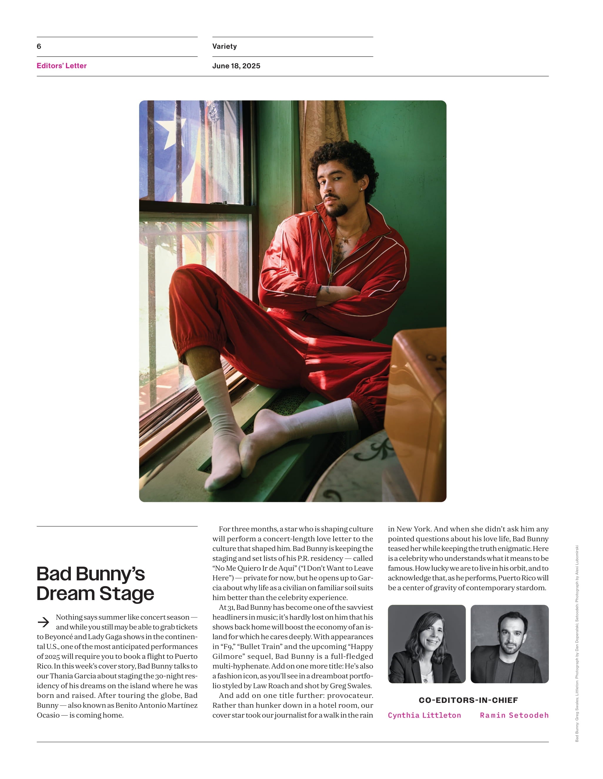 Variety - 25.06.18 Edition: Bad Bunny's Puerto Rico $200M Residency, 2025’s Hottest Concerts, Doechii Calls Out The Trump Regime, Only Fans' Value Soars Past Paramount Global & More!