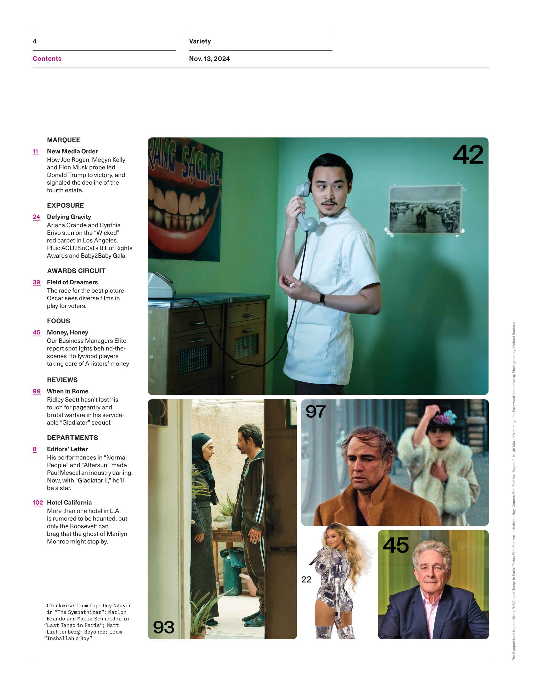 Variety - 24.11.13 Edition: Paul Mescal Unleashes Hell In Ridley Scott's Blockbuster Gladiator II, Hollywood Braces For Another Trump Term & Jenna Fischer How Office Ladies Podcast Became A Lifeline