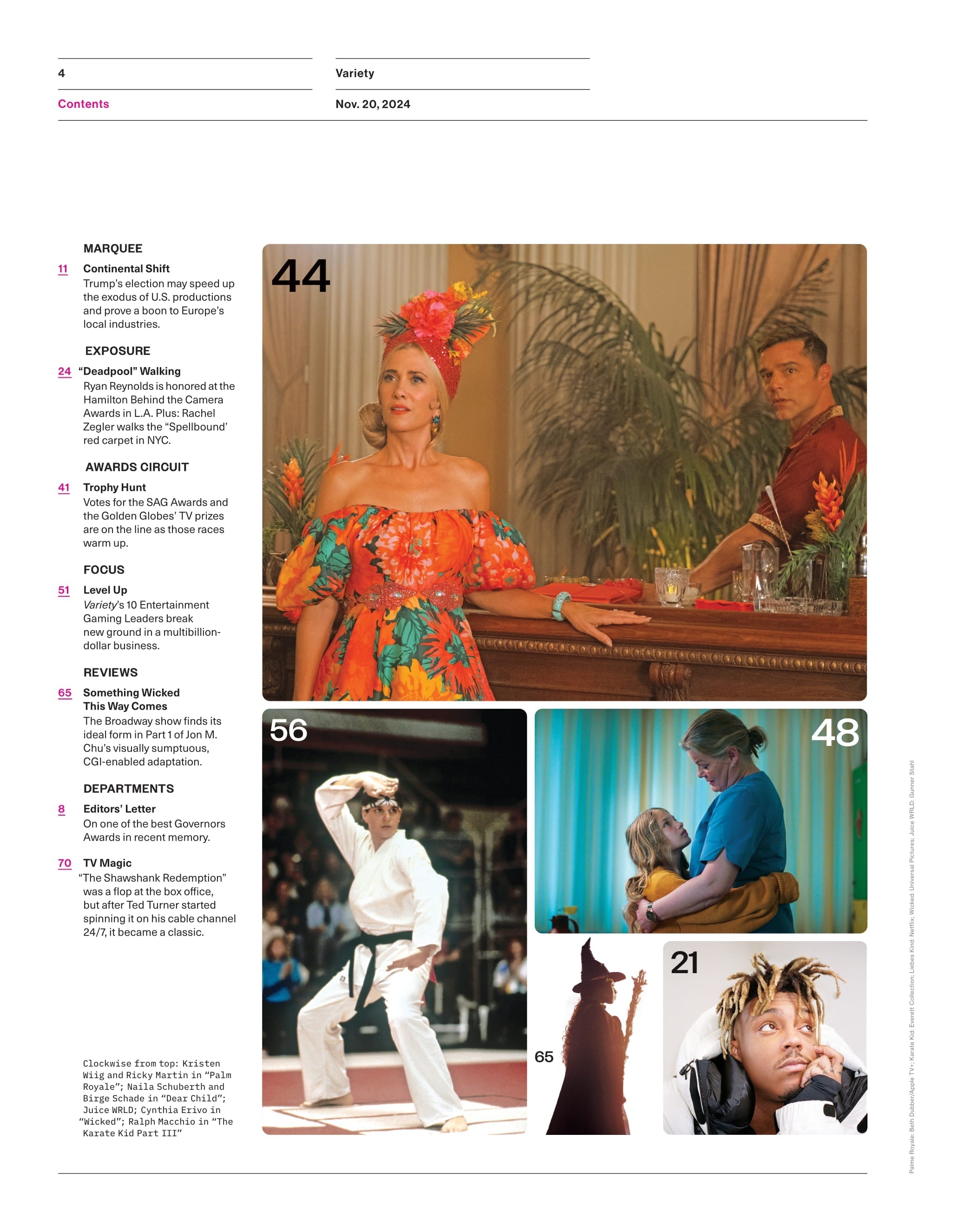 Variety - 24.11.20 Edition: Colman Domingo Returns To The Oscar Race With Role In Sing Sing, How The Film Taught Him About Men's Capacity For Tenderness, Have Remotes Ruined The Movies For Kids & More