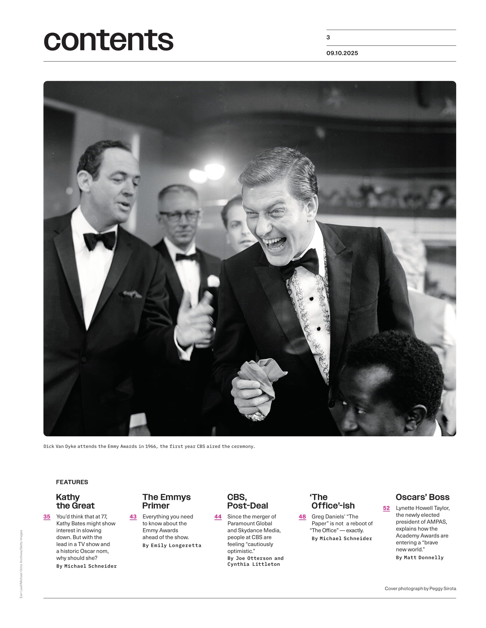 Variety - 25.09.10 Edition: Kathy Bates Has Never Felt More Comfortable In Her Own Skin, Paramount & Skydance Merger, Greg Daniels’ Office-Ish New Series Explained, Dick Van Dyke’s Emmy Legacy & More!