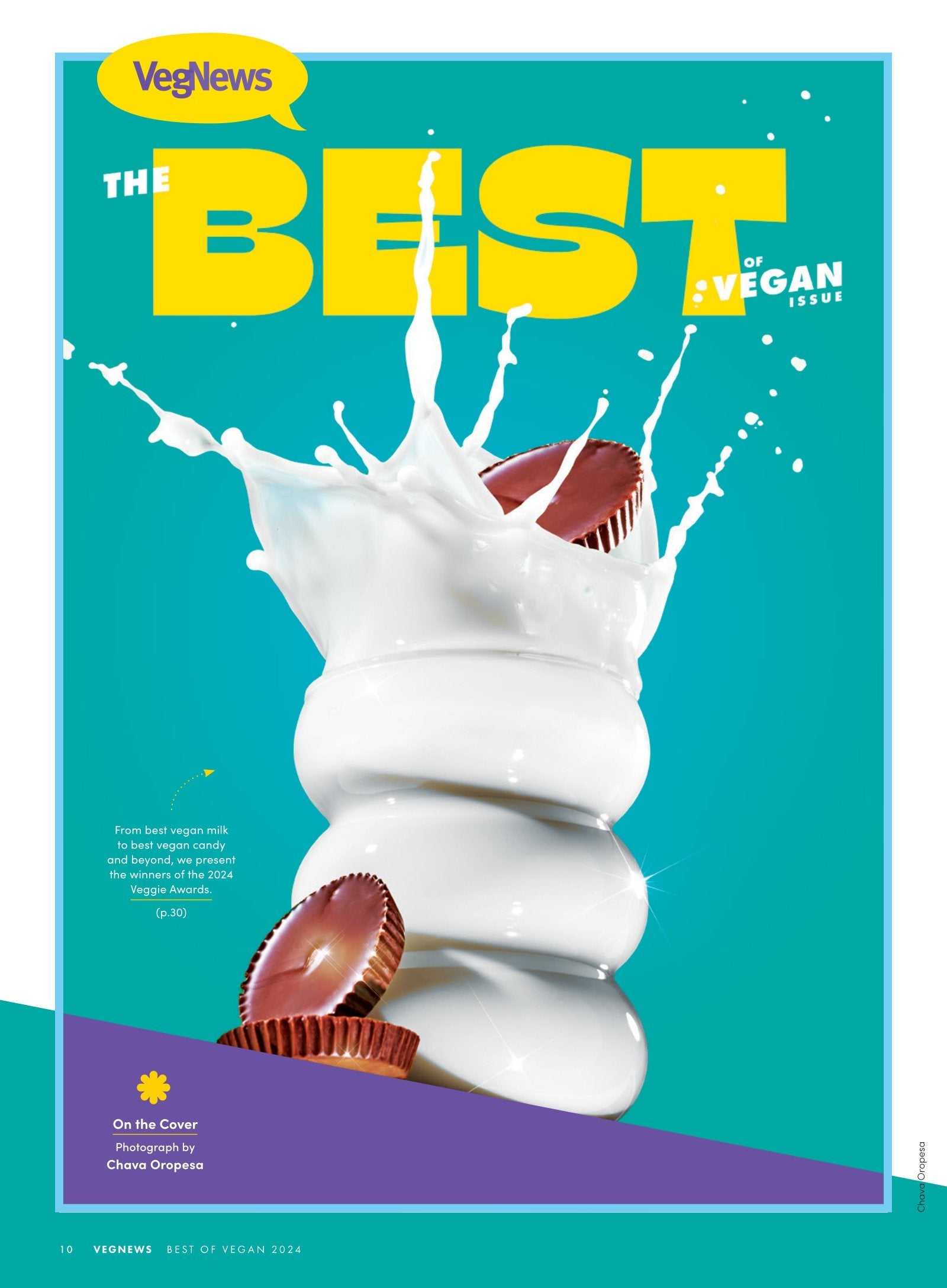 VegNews - Spring 2024: 88 Best Vegan Restaurants In America, Food Tour Of Disney World, New Age Of Vegan Cheese, 2024 Veggie Awards, Low-Waste Recipes, Charcuterie Boards, Favorite Products & More!