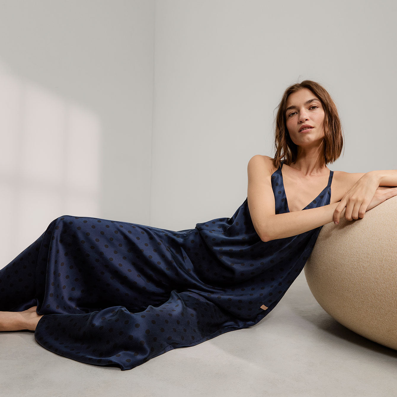 Washable Silk Elastic Strap Jumpsuit