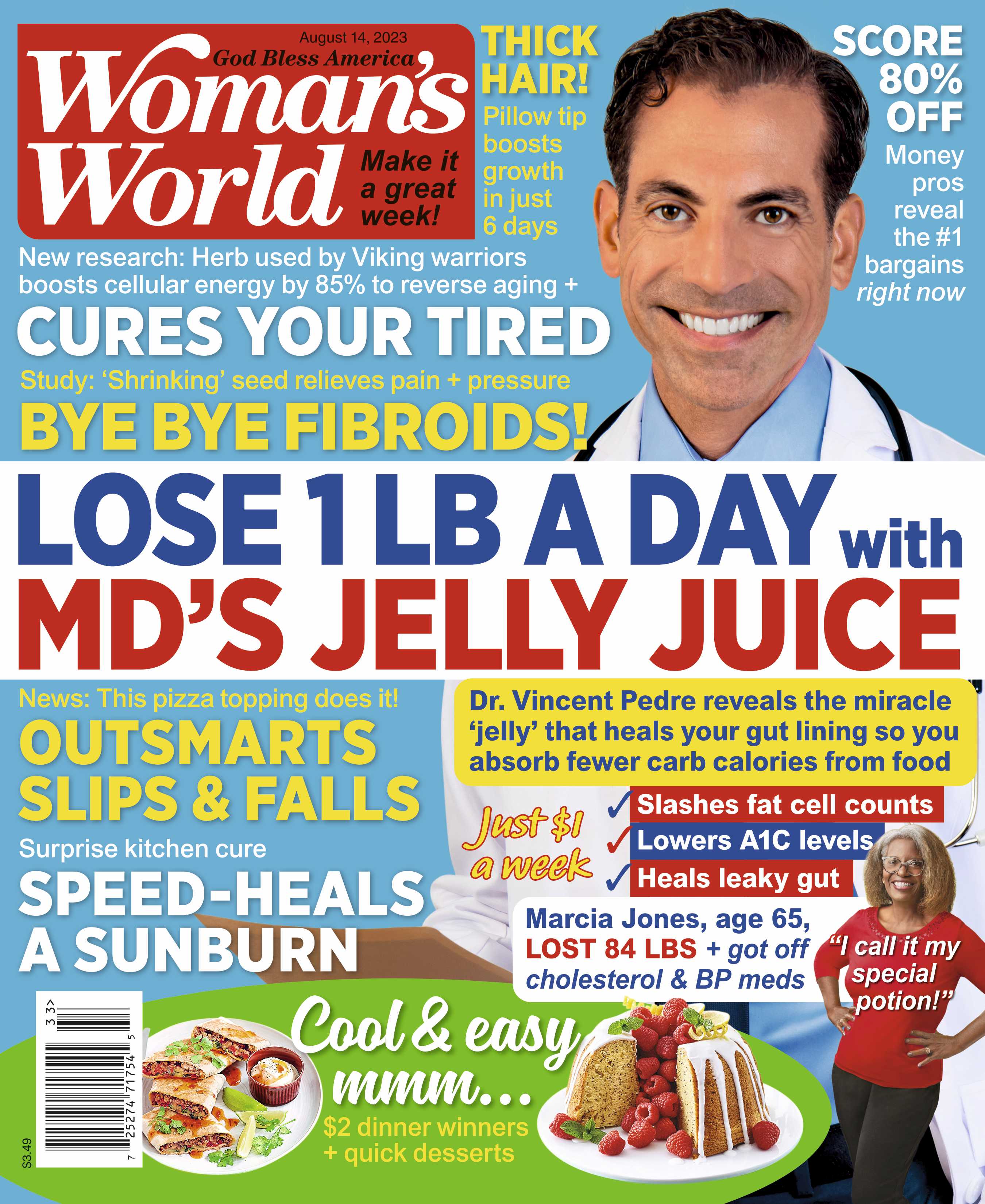 Woman's World - 08.14.23 Lose 1 lb a Day with MDs Jelly Juice