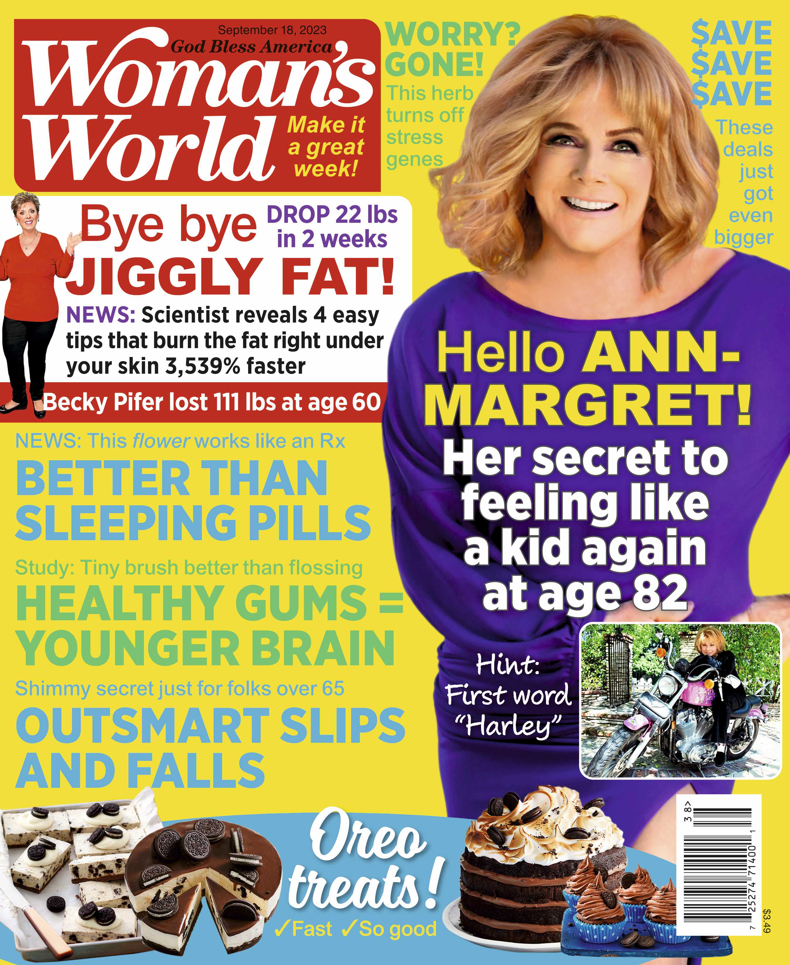 Woman's World - 09.18.23 Hello Ann Margret Feeling Like a Kid Again at Age 82
