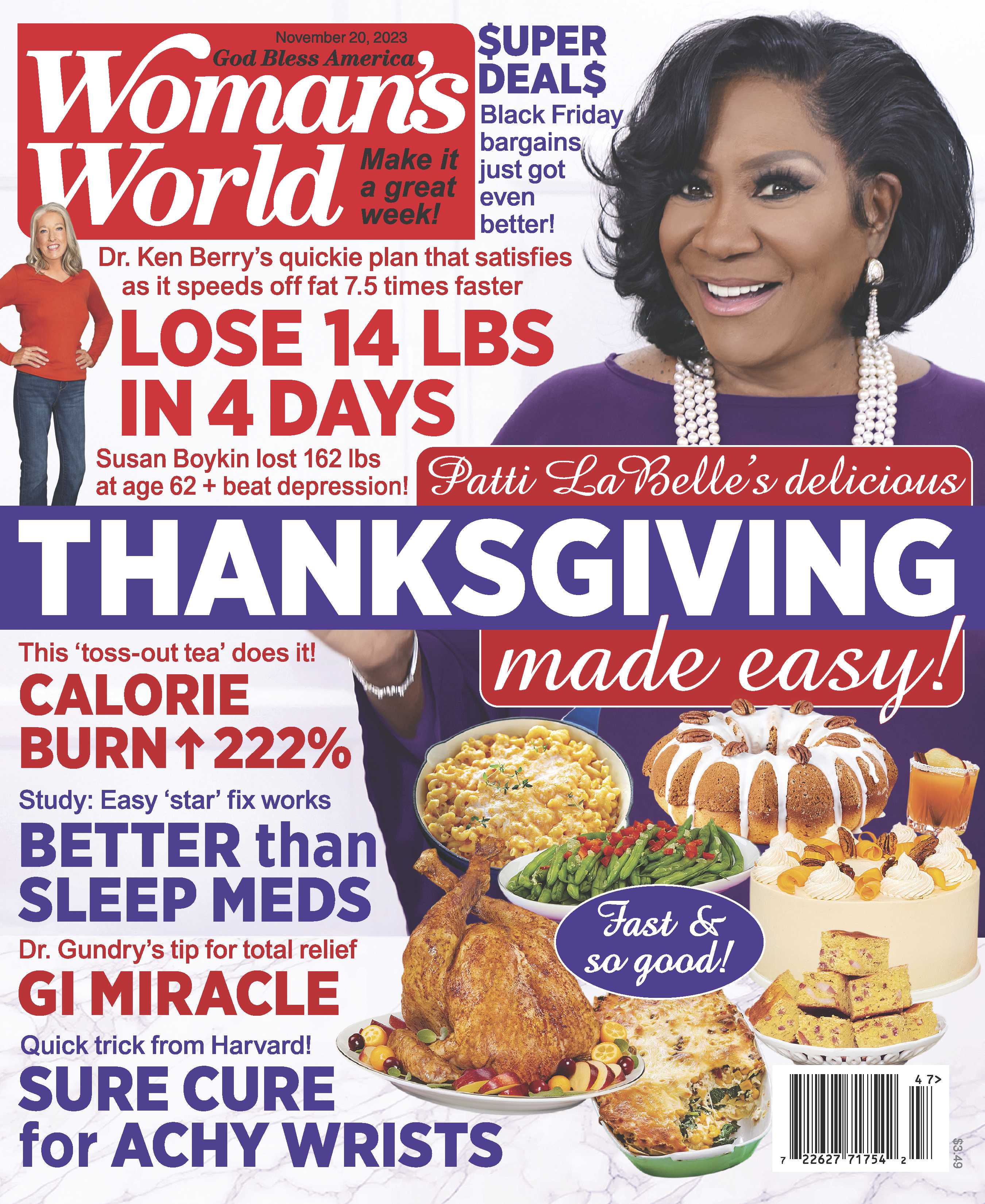 Woman's World - 11.20.23 Patti LaBelle Delicious Thanksgiving Made Easy