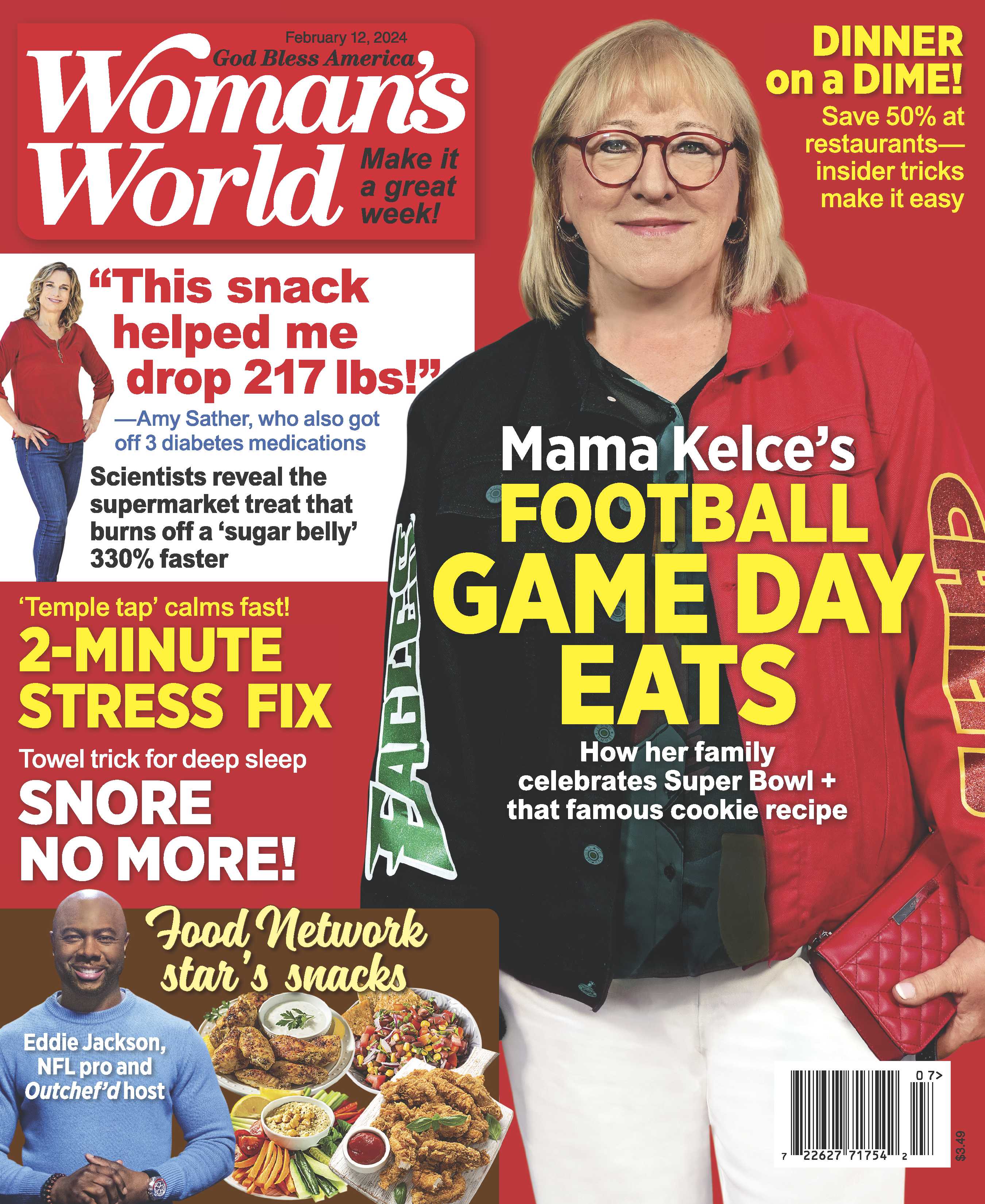 Woman's World - 02.12.24 Mama Kelce's Football Game Day Eats
