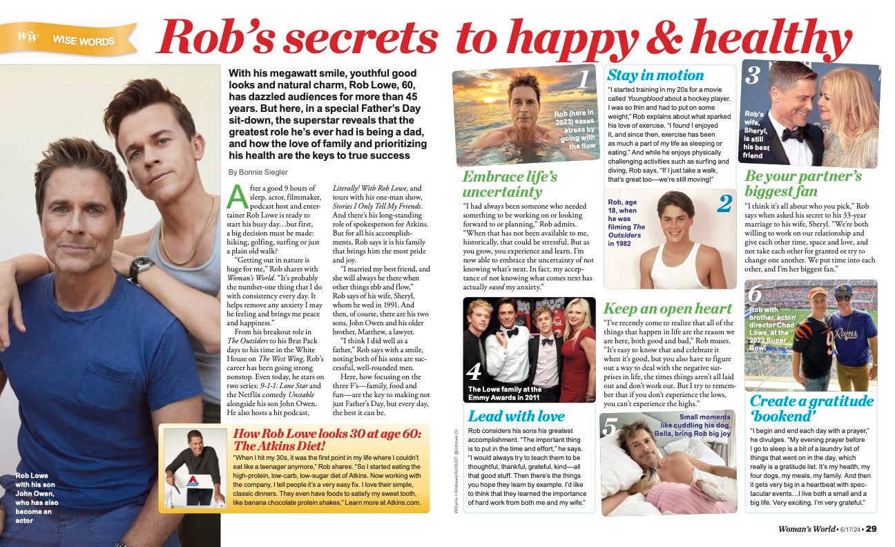 Woman's World - 06.17.24 Rob Lowe Family Man