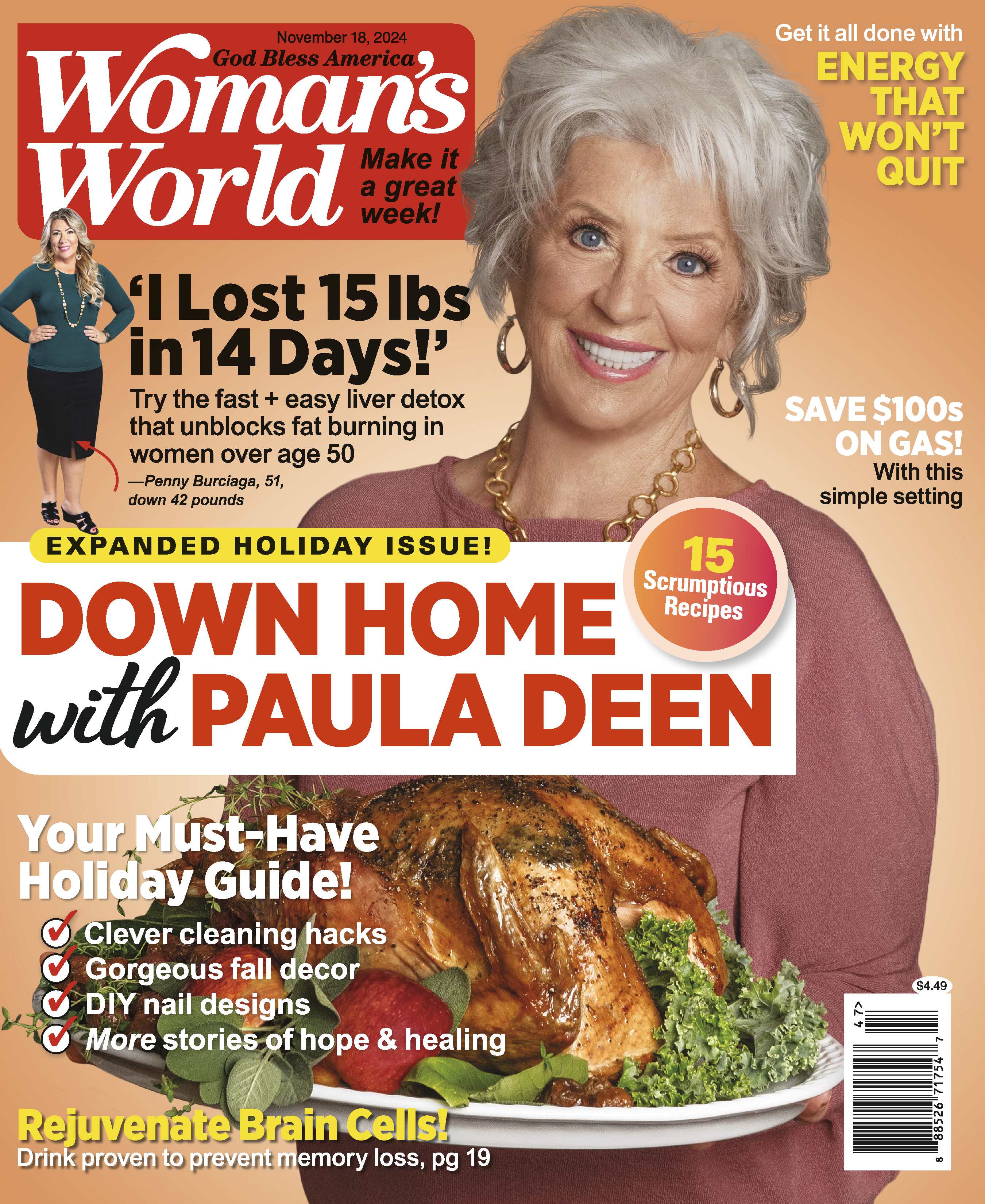 Woman's World - 11.18.24 Down Home with Paula Deen