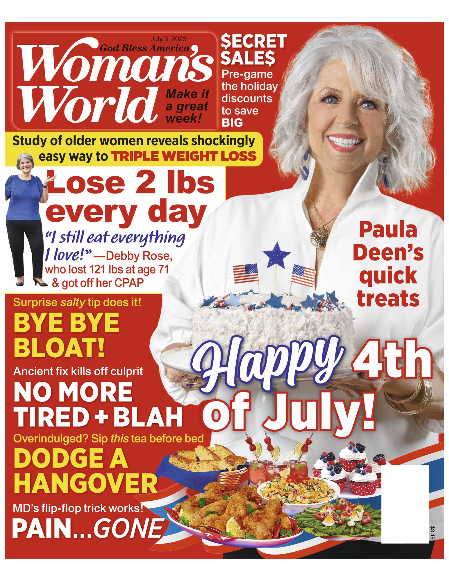 Woman's World - 07.03.23 Happy 4th of July Paula Deen Quick Treats