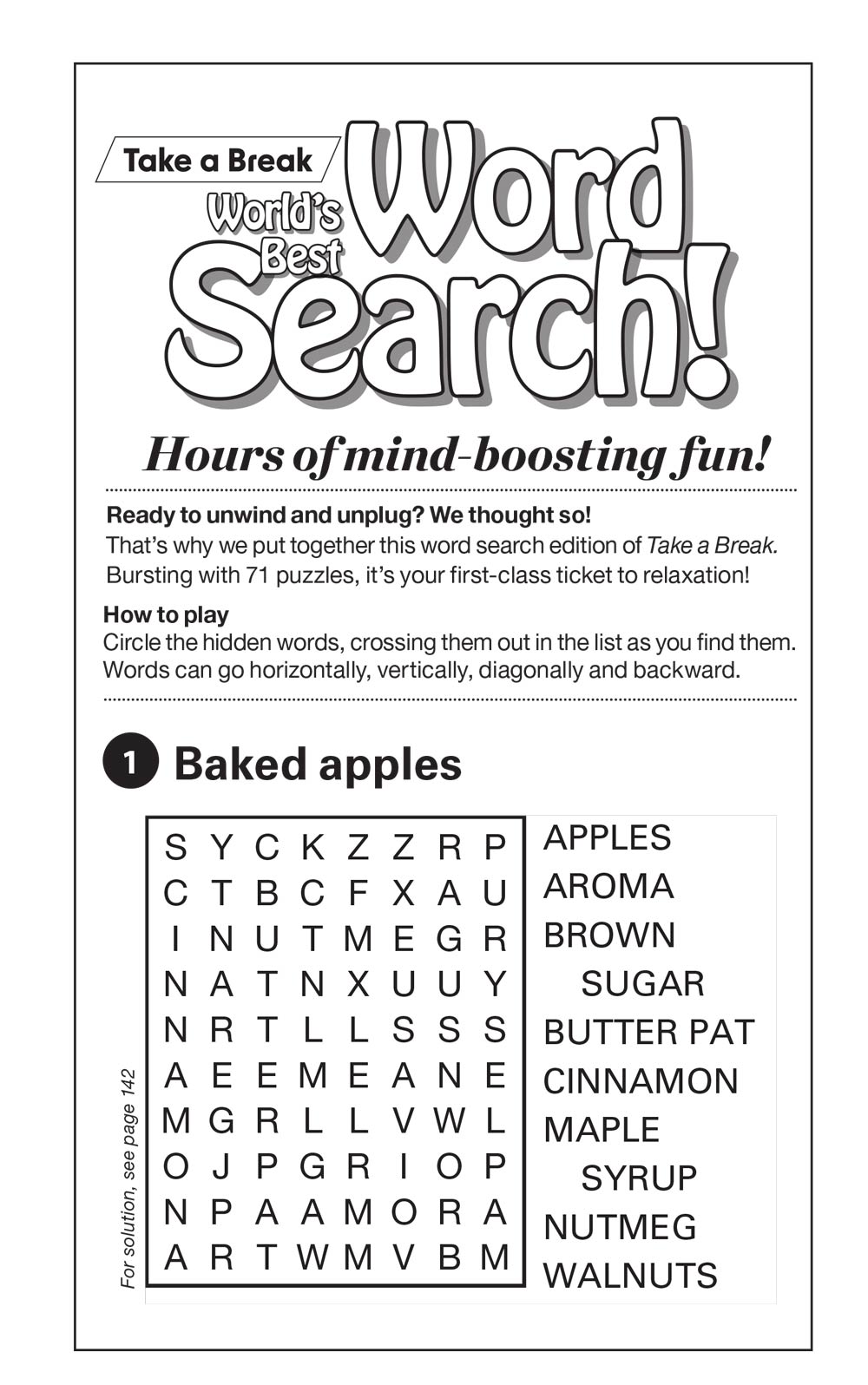 World's Best Puzzle - Word Search 25.08.29: Large Print, 71 Themed Puzzles, Easy To Read, Be Challenged, Relax & Unwind, Sharpen Your Brain & More!