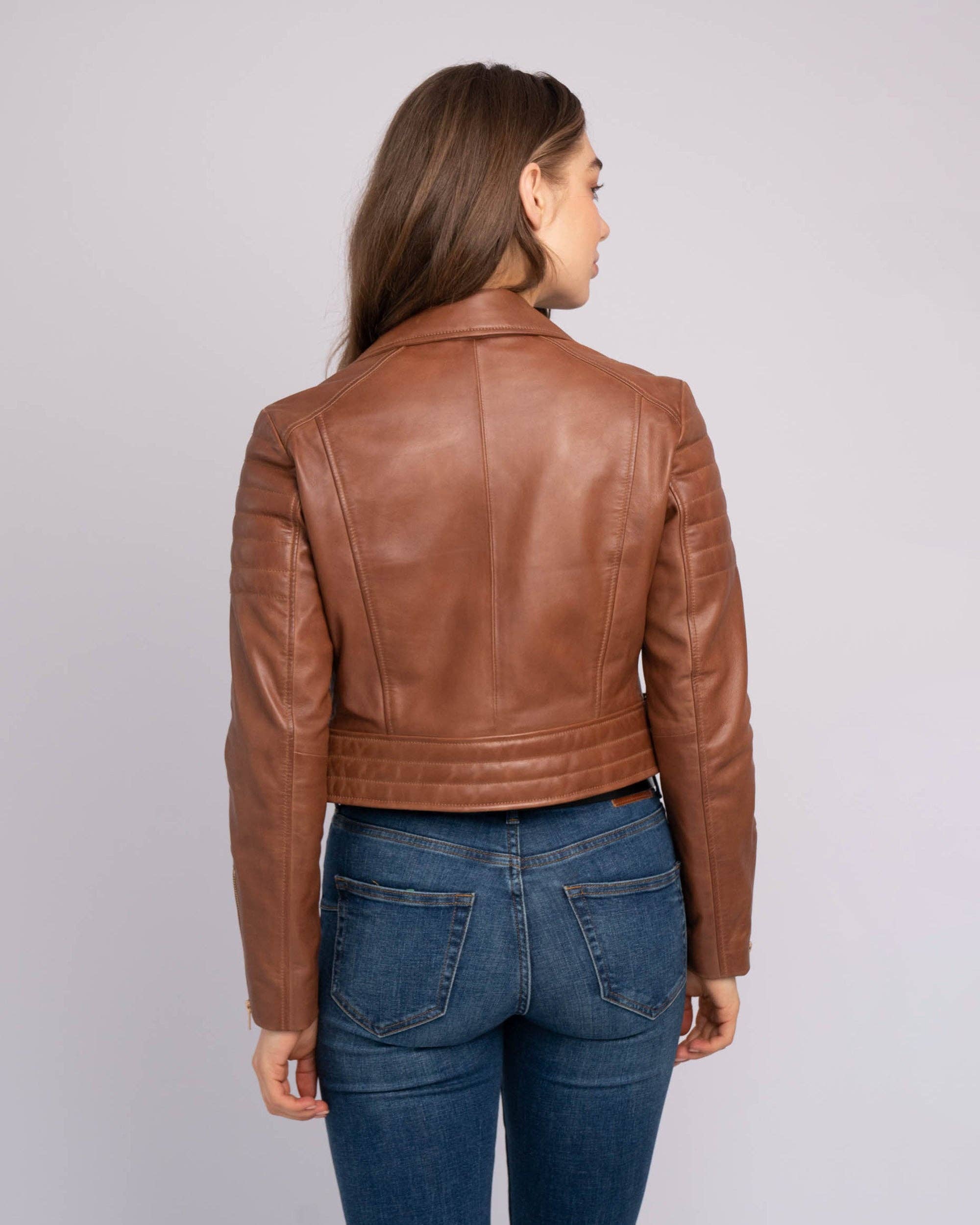 Eureka | Leather Biker Jacket