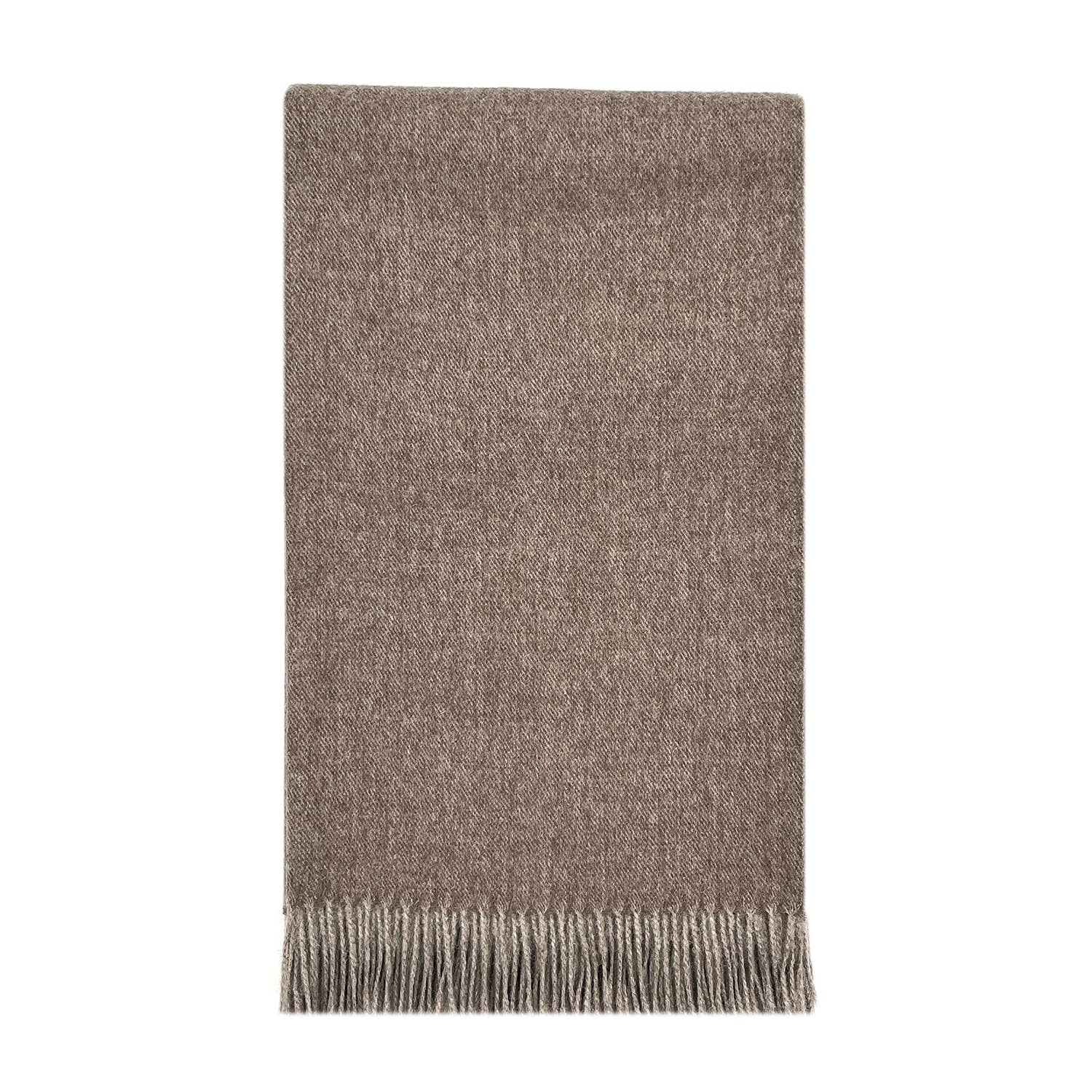 100% Baby Alpaca Scarf - Hazelnut