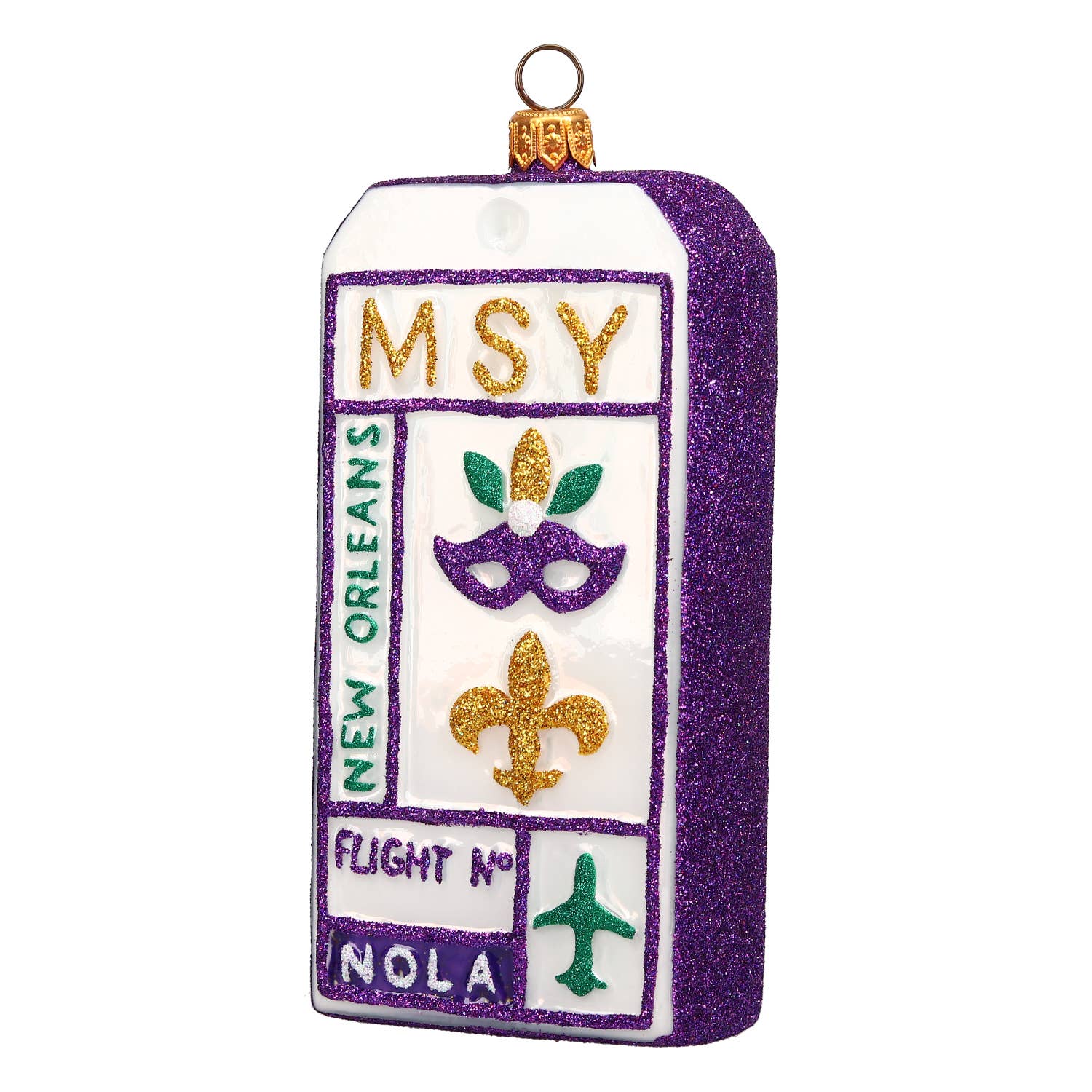 New Orleans Luggage Tag Ornament