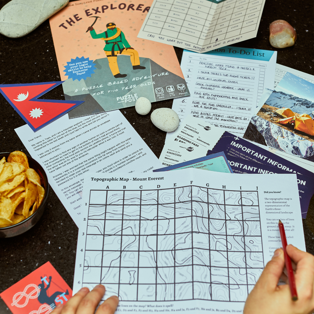 The Explorer - Children’s Escape Room (7-10) Board Game