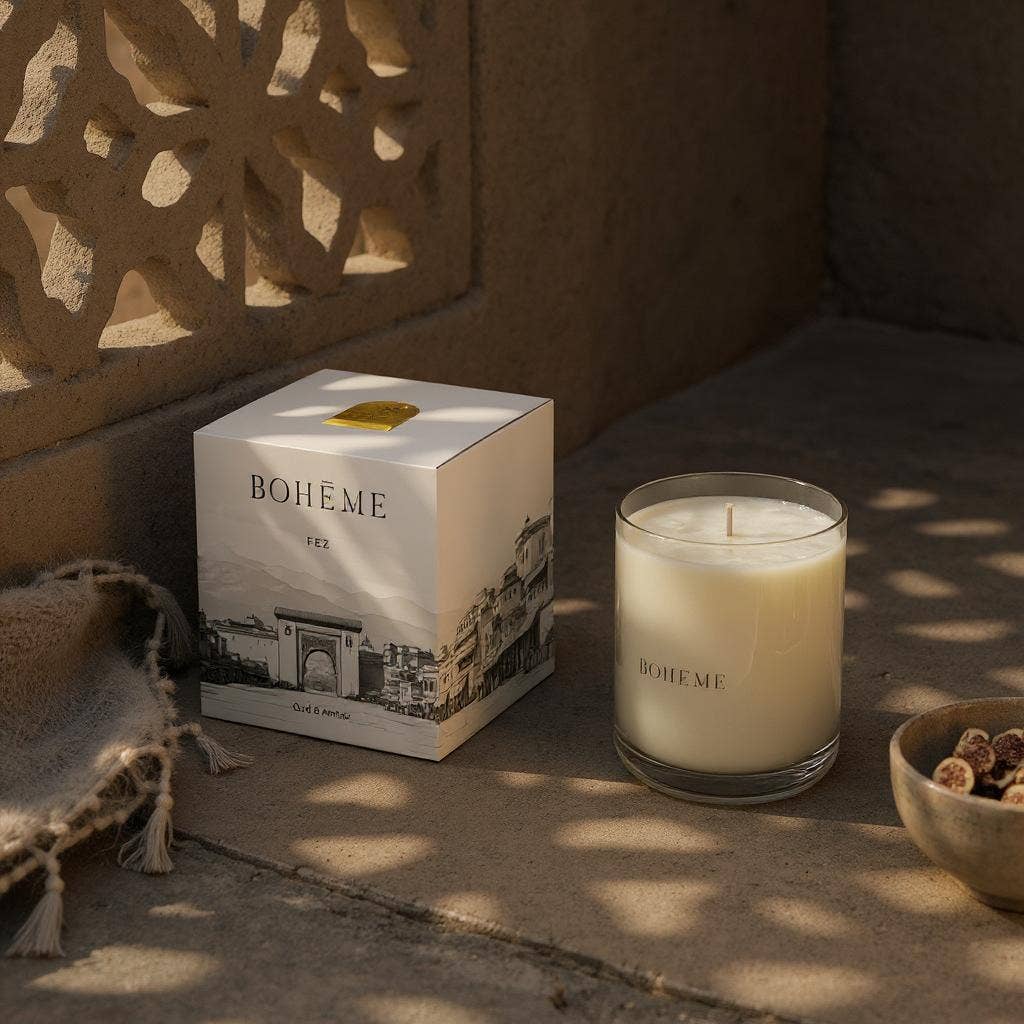 Fez Candle Wholesale – Oud, Amber & Cardamom