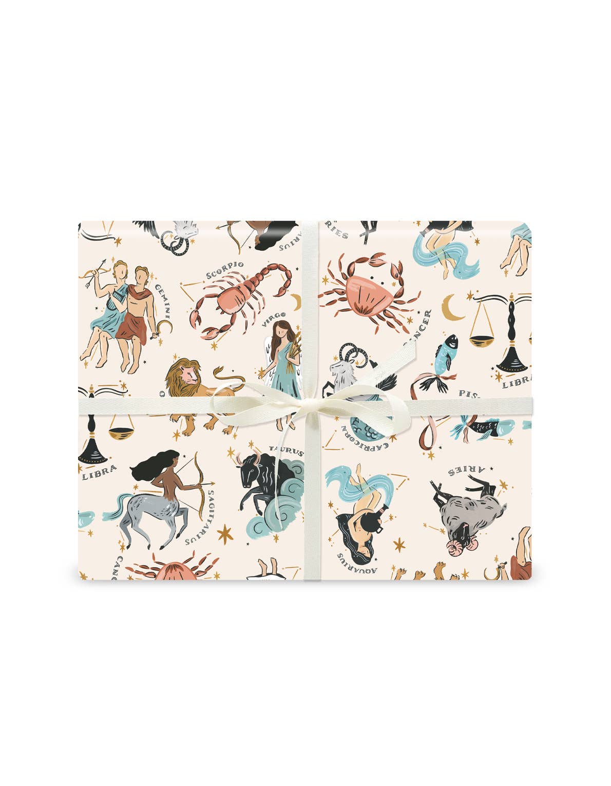 Zodiac Constellations Gift Wrap - Roll of 3