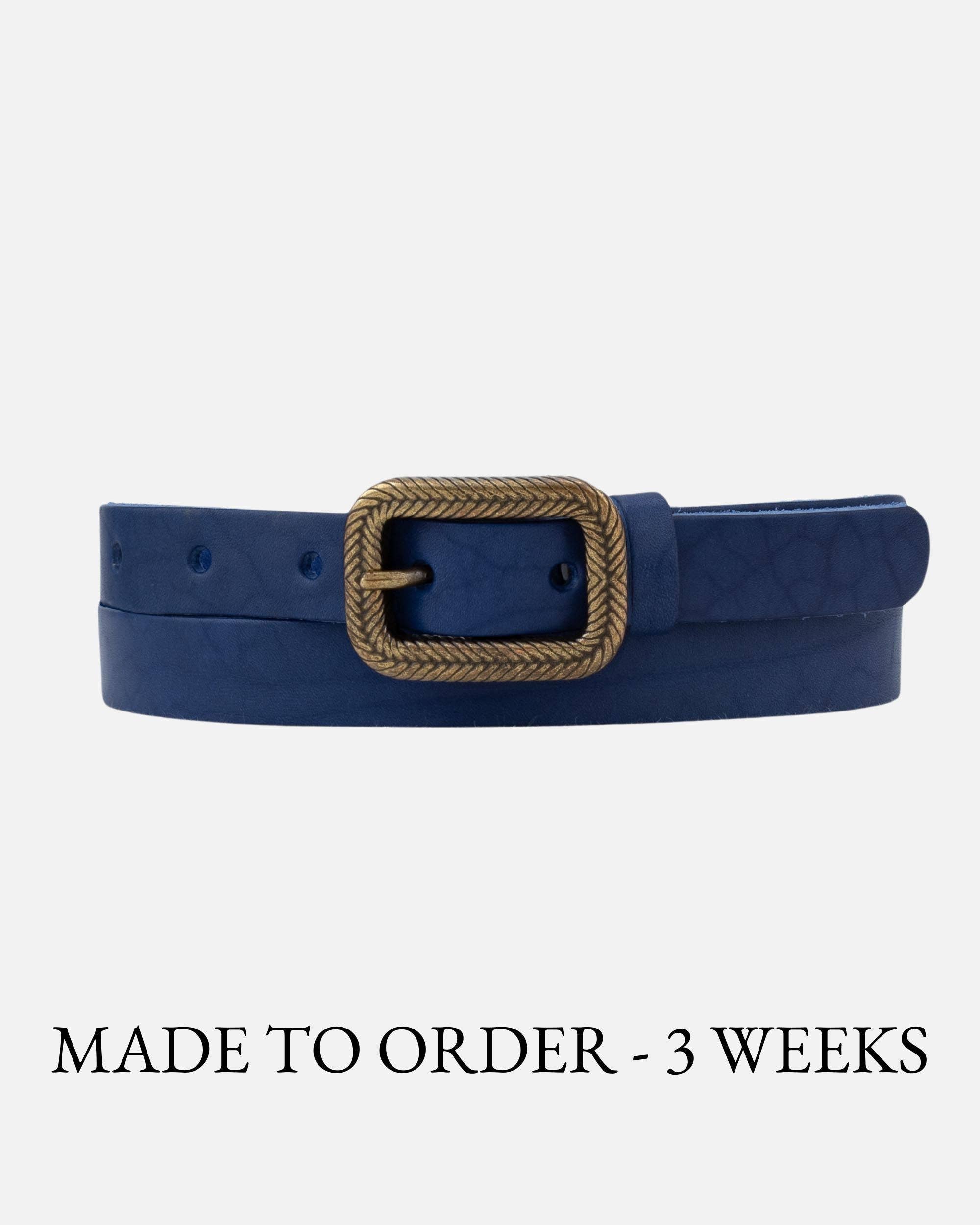 MADE TO ORDER Chelsy | Vintage Skinny Leather Belt