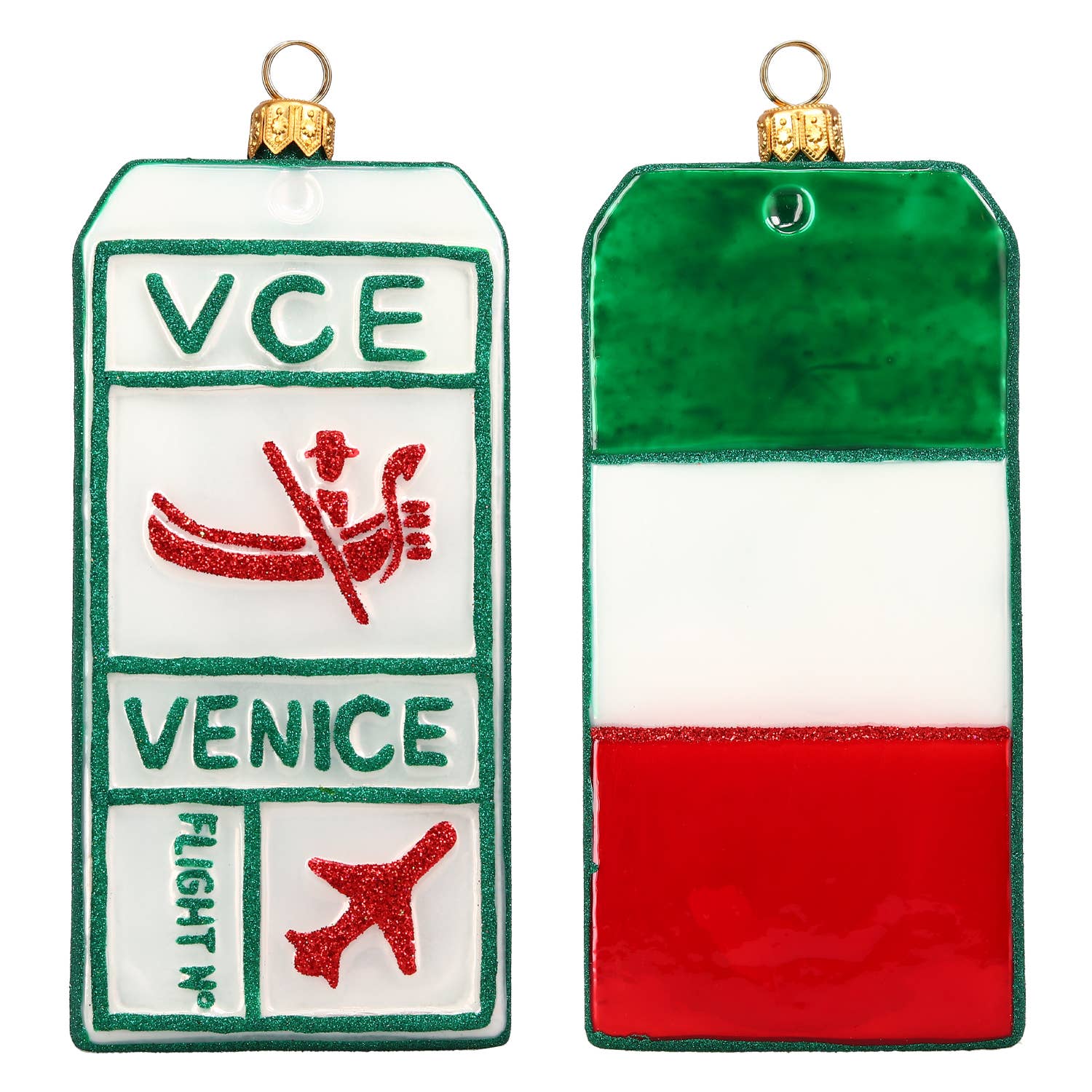 Venice Italy Lugagge Tag Ornament