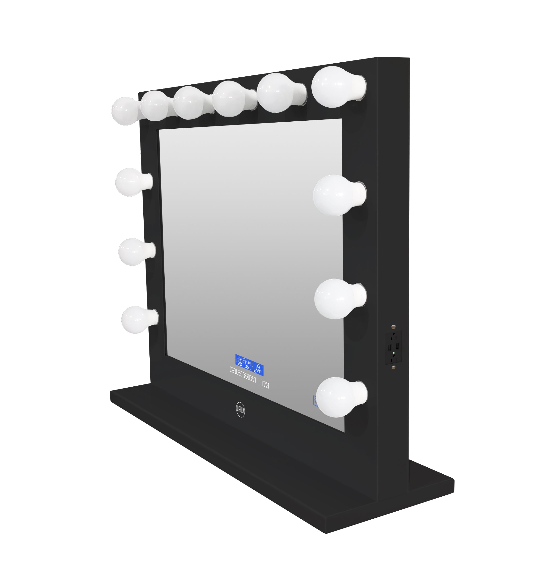 12 Bulb Glam Bluetooth Vanity Mirror