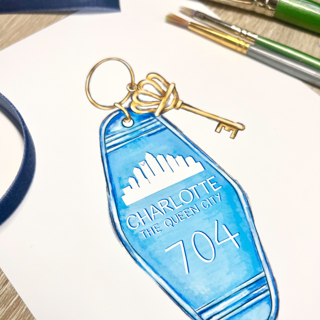 Charlotte, NC Key Art Print