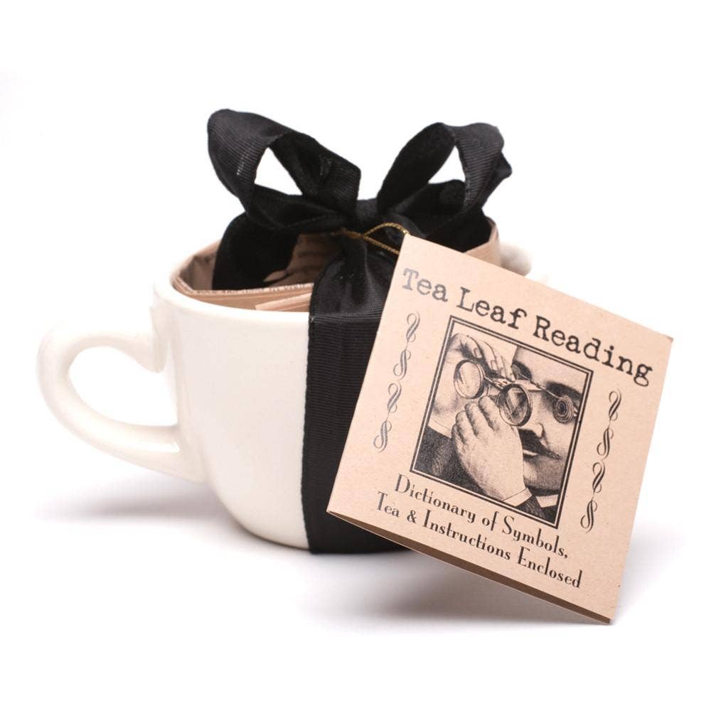 Tea Leaf Reading Fortune Telling Kit w/ Tea Cup