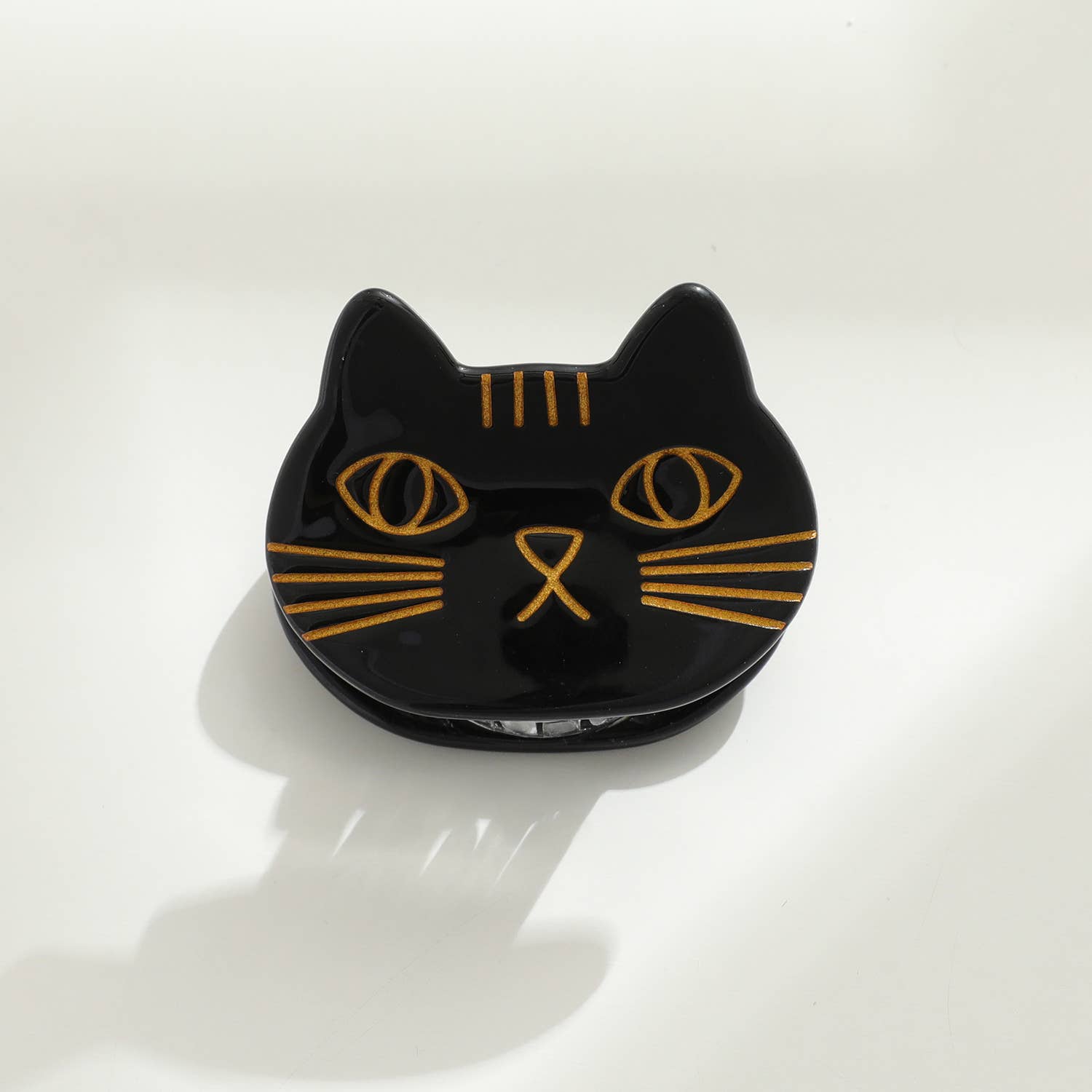 Ginger | Small Cat Face Claw Clip