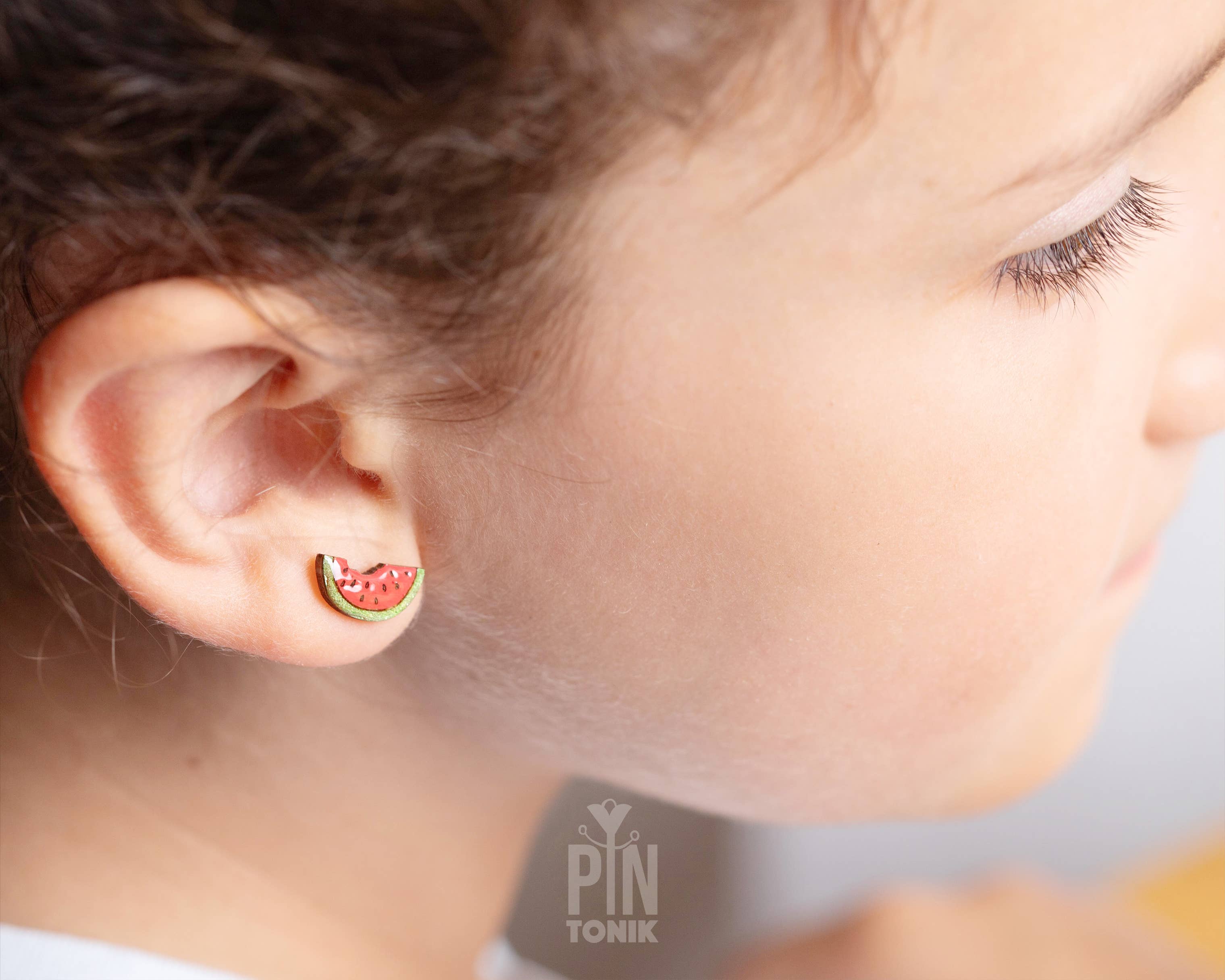 Watermelon Earrings - Funny Fruit Stud Earrings