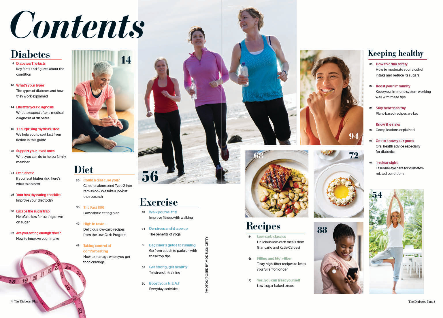 The Diabetes Plan - Take Back Control: Type 1, Type 2, Low Carb Recipes, Exercise, Prediabetic Guide, Fact vs. Myth, Safe Treats, Health, Immunity, Heart Care, Alcohol & Sugar Moderation (Digest Size)