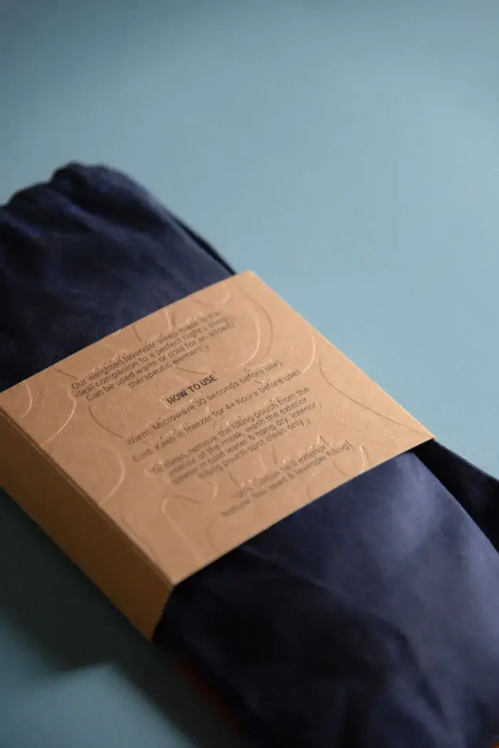 Weighted Lavender Sleep Mask