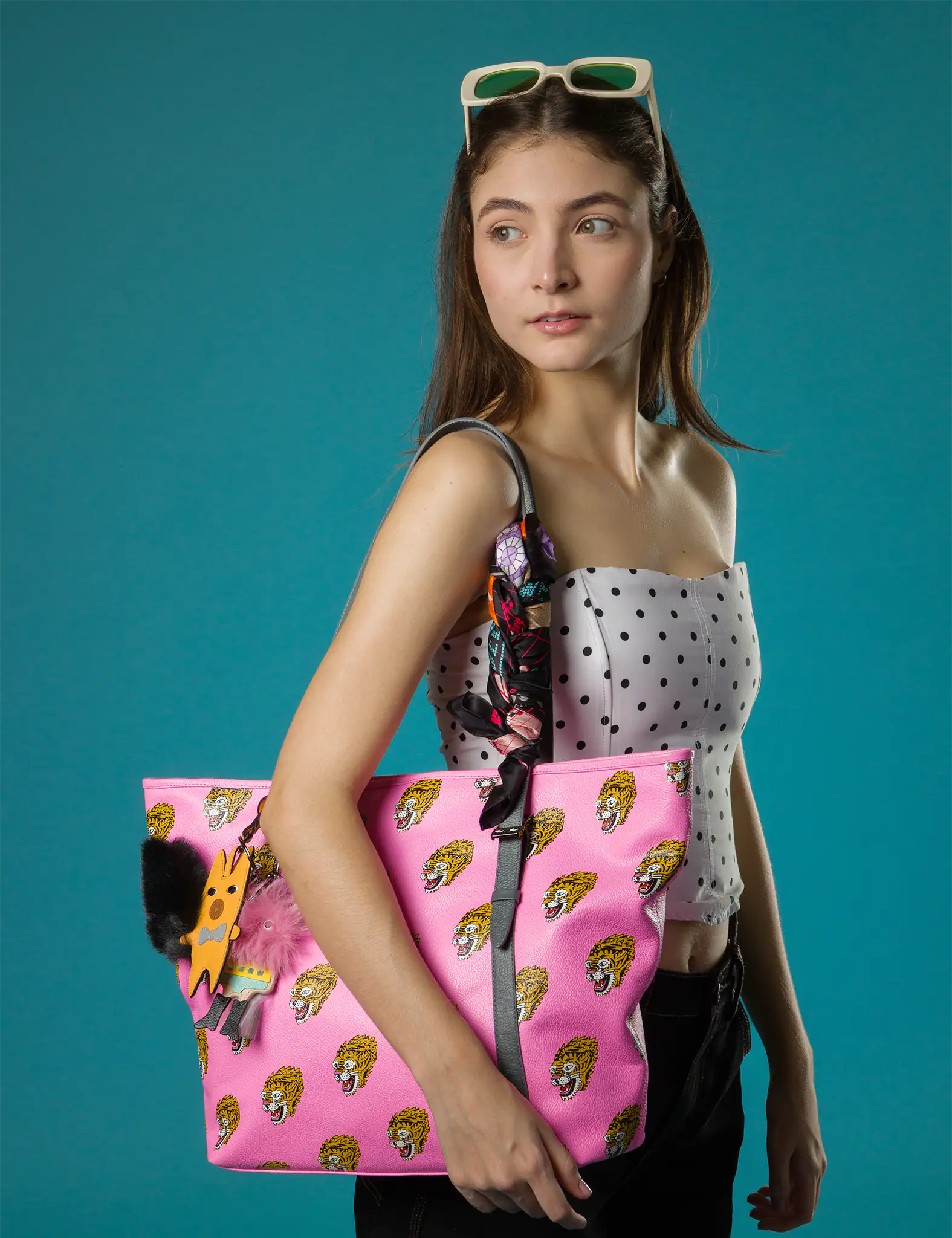 Black Silk Scarf - Subway Stories