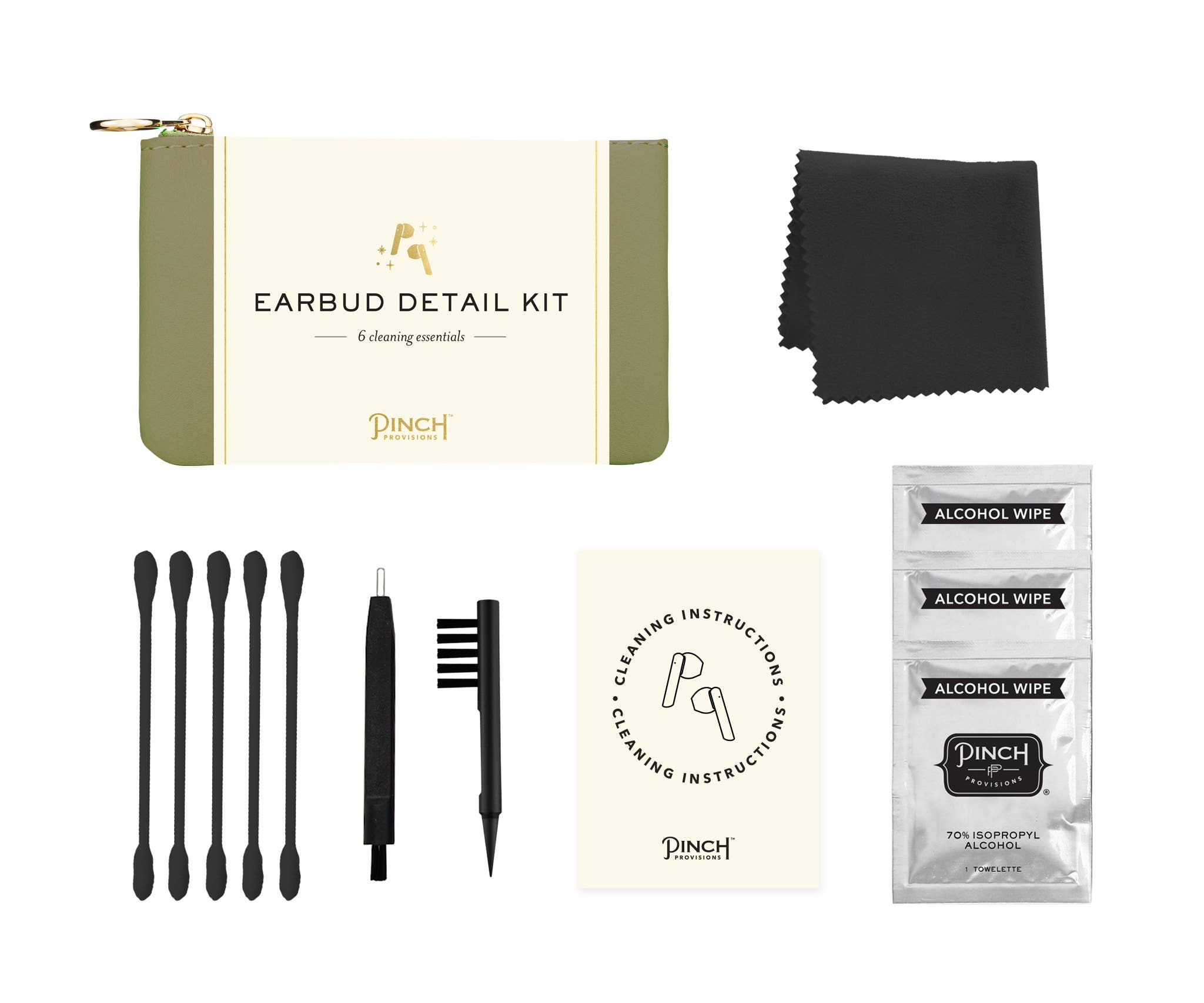 Earbud Detail Kit | Vegan Leather, Unique Tech Gifts