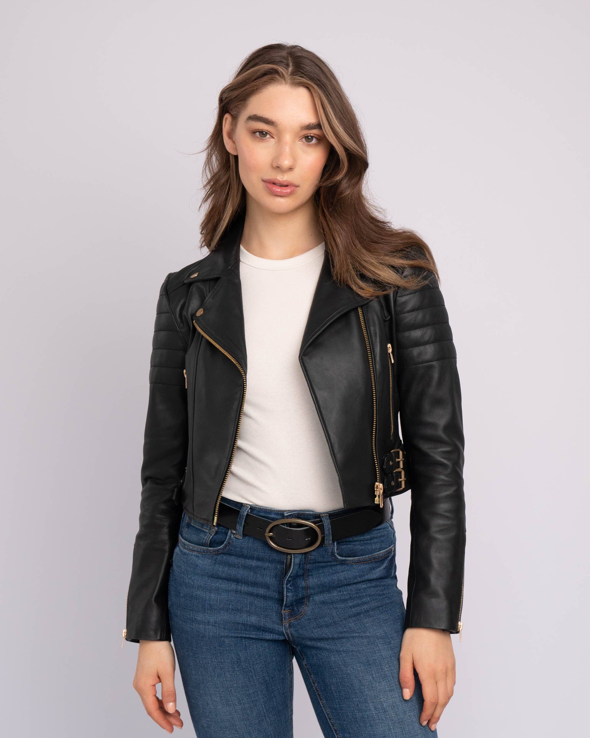 Eureka | Leather Biker Jacket