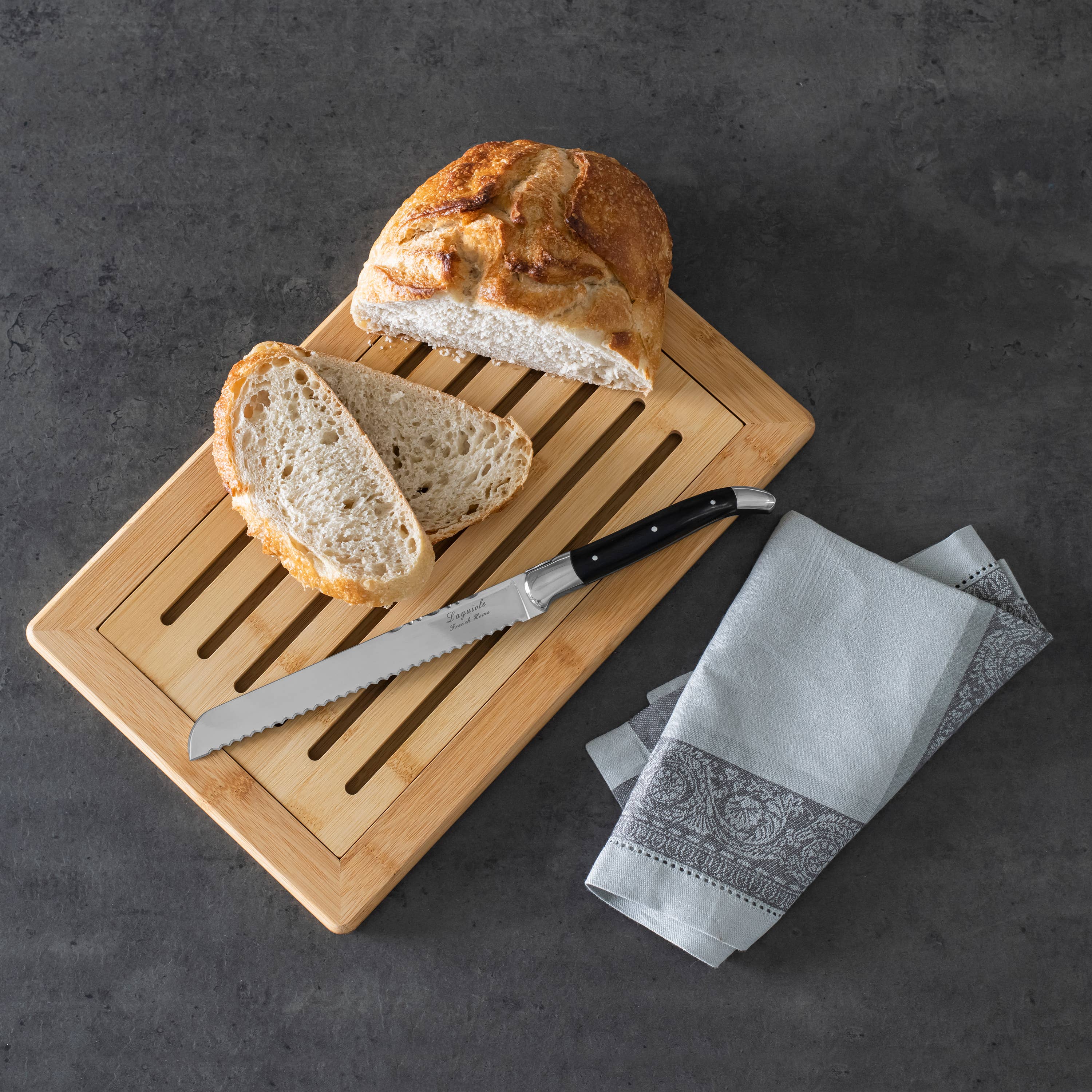 French Home Bamboo Bread Board