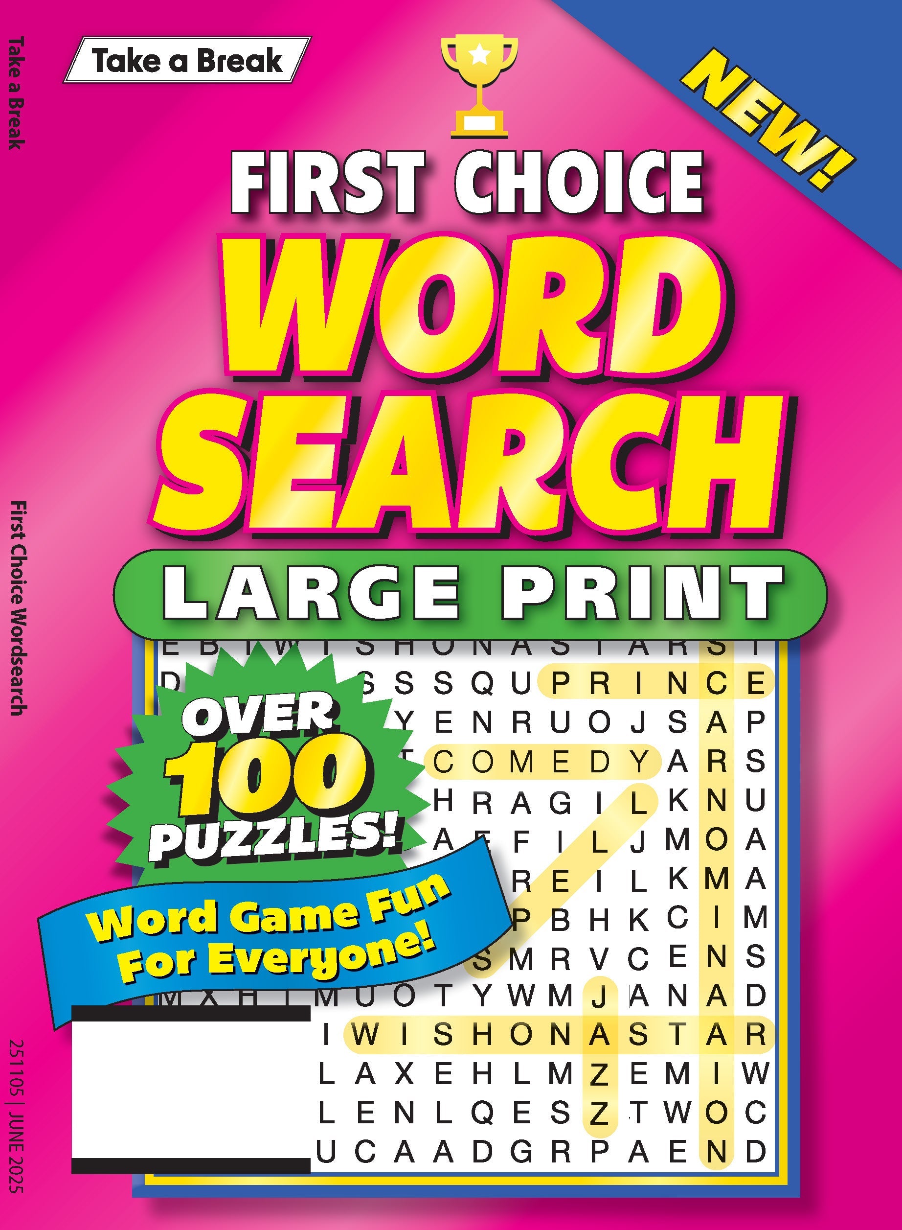 Take a Break - First Choice Word Search 25.03.07: Large Print, Over 100 Puzzles, Perfect Word Game Fun For Everyone To Enjoy!