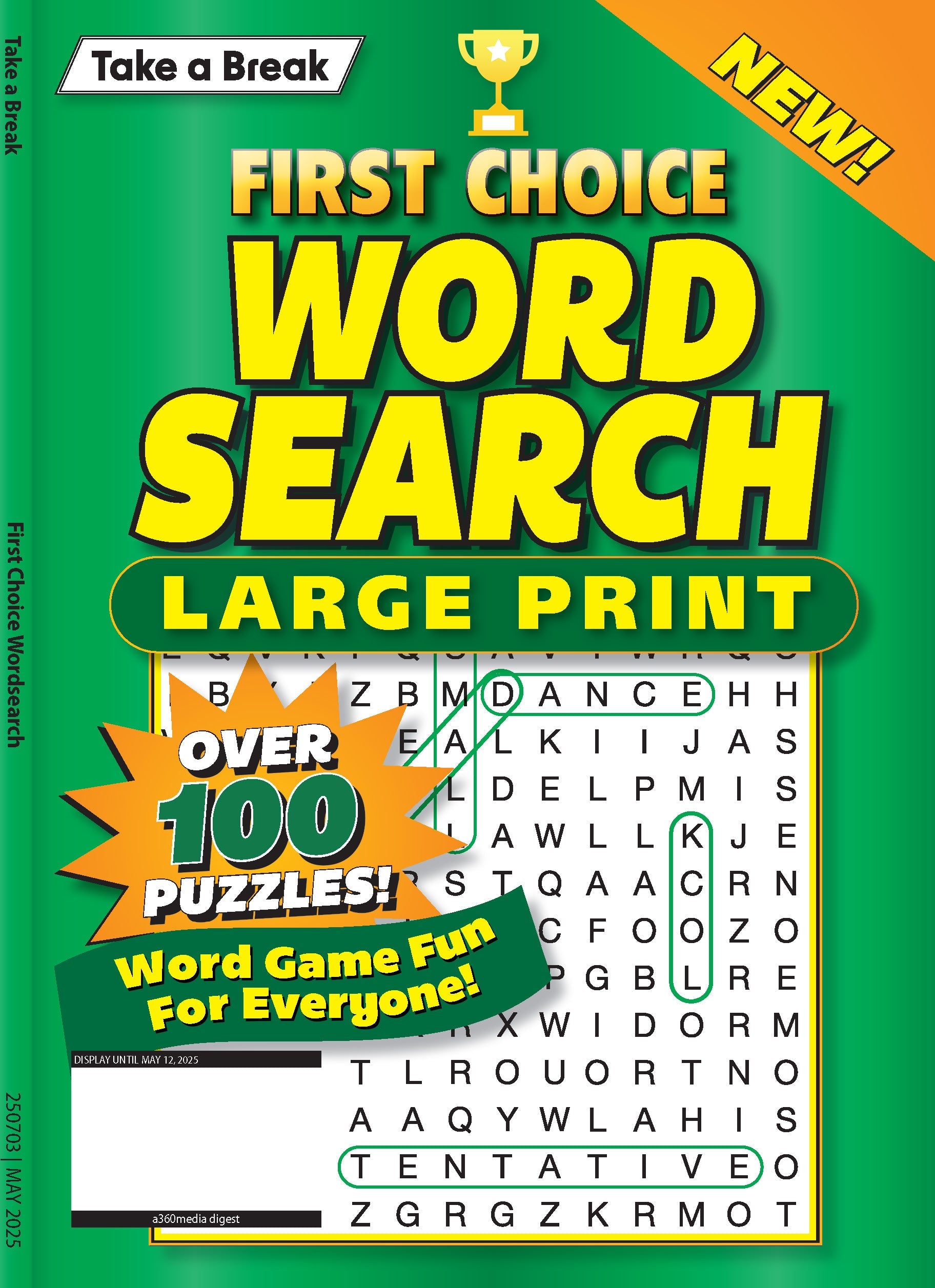 Take a Break - First Choice Word Search 25.02.07: Large Print, Over 100 Puzzles, Word Game Fun For Everyone