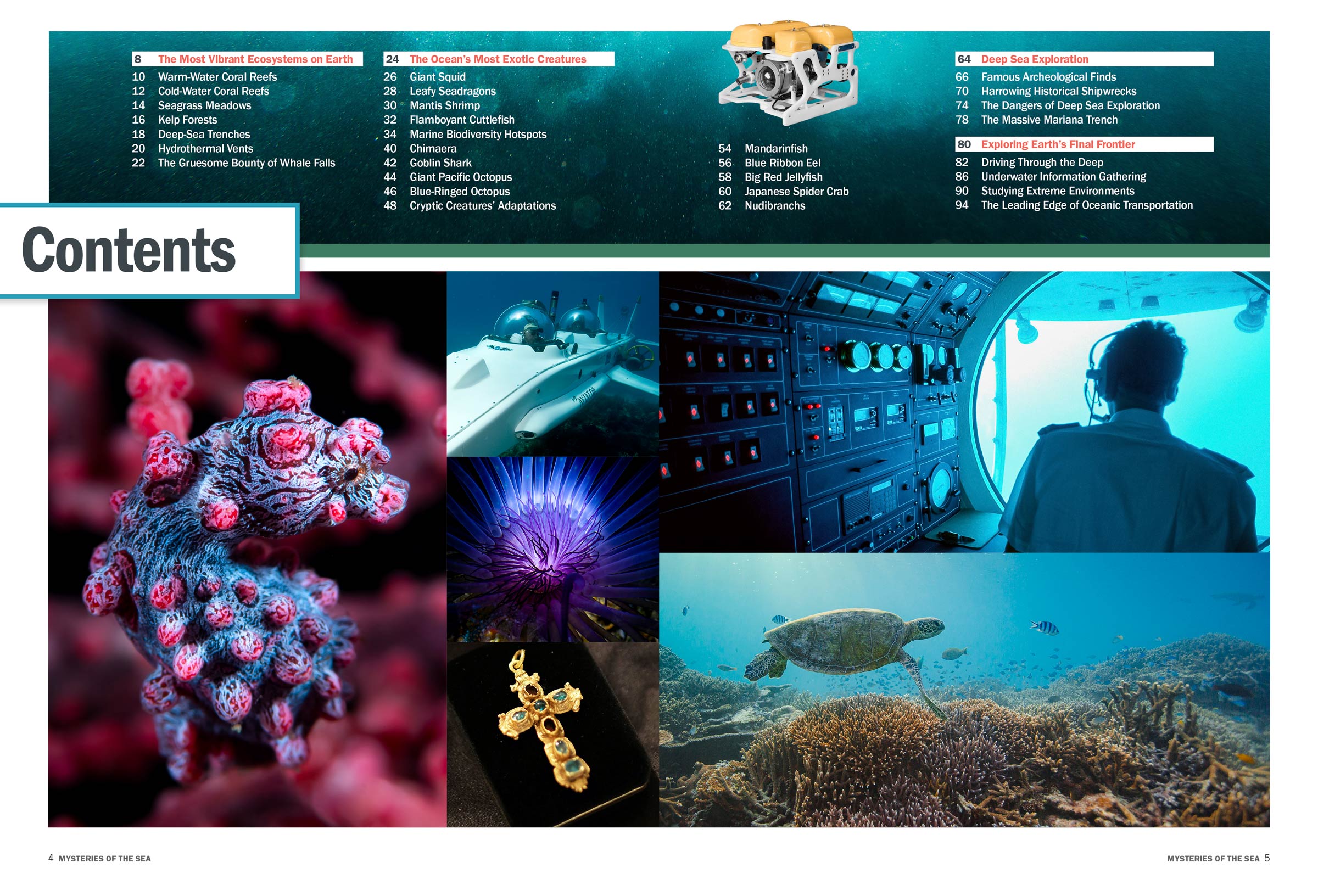 Under the Sea -  Incredible Creatures: Colorful Secrets Of the Briny Deep, New Science, Lost Shipwrecks, Sea Science Unleashed, New Tools For Exploring & Saving Earth's Final Frontier & More!