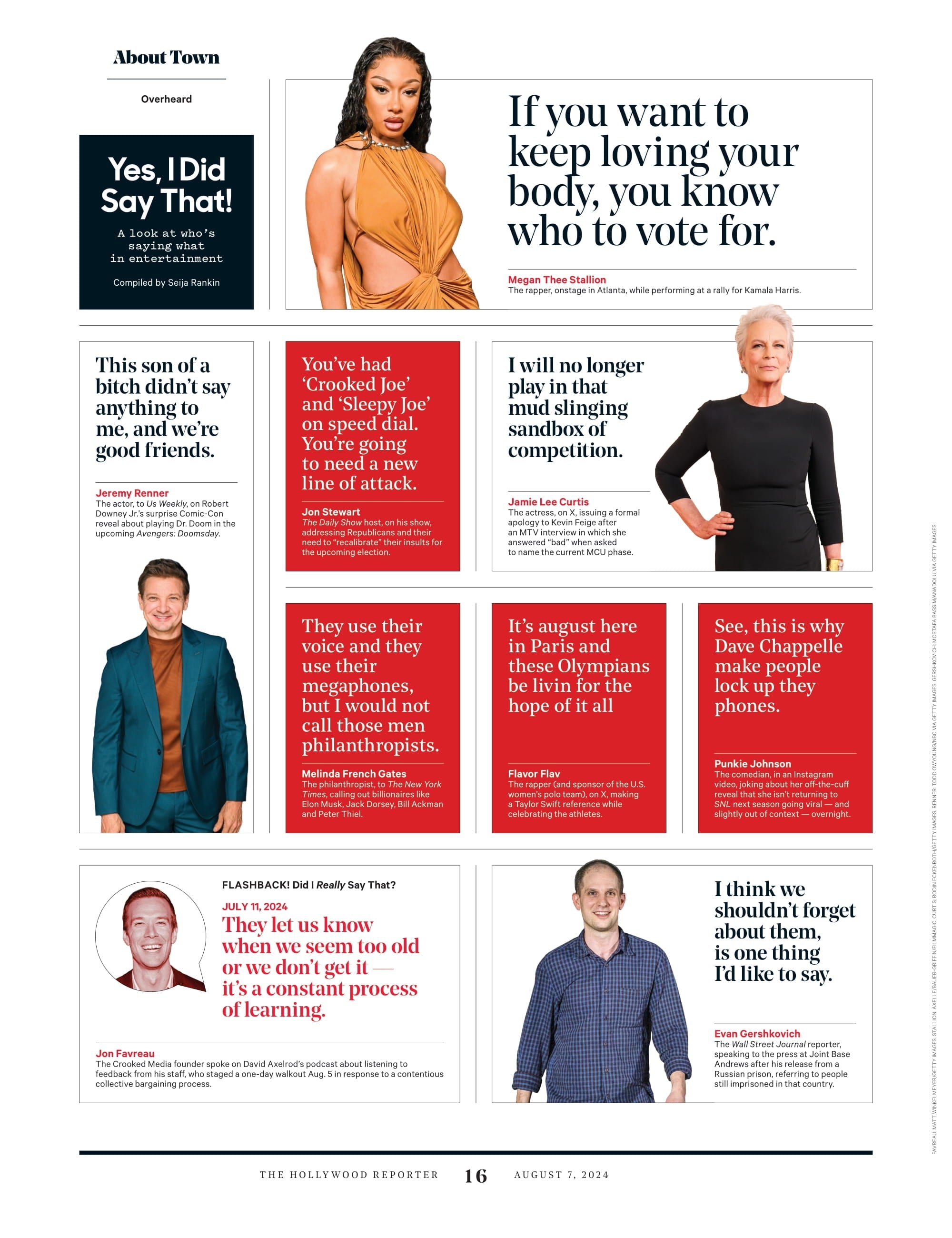 The Hollywood Reporter - 24.08.07 Edition: Hollywood Takes On Trump-Loving Tech Bros In Epic Election Battle, Robbie Robertson’s Family Feud, Streaming Battle For Stand-Up, House Of The Dragon & More!