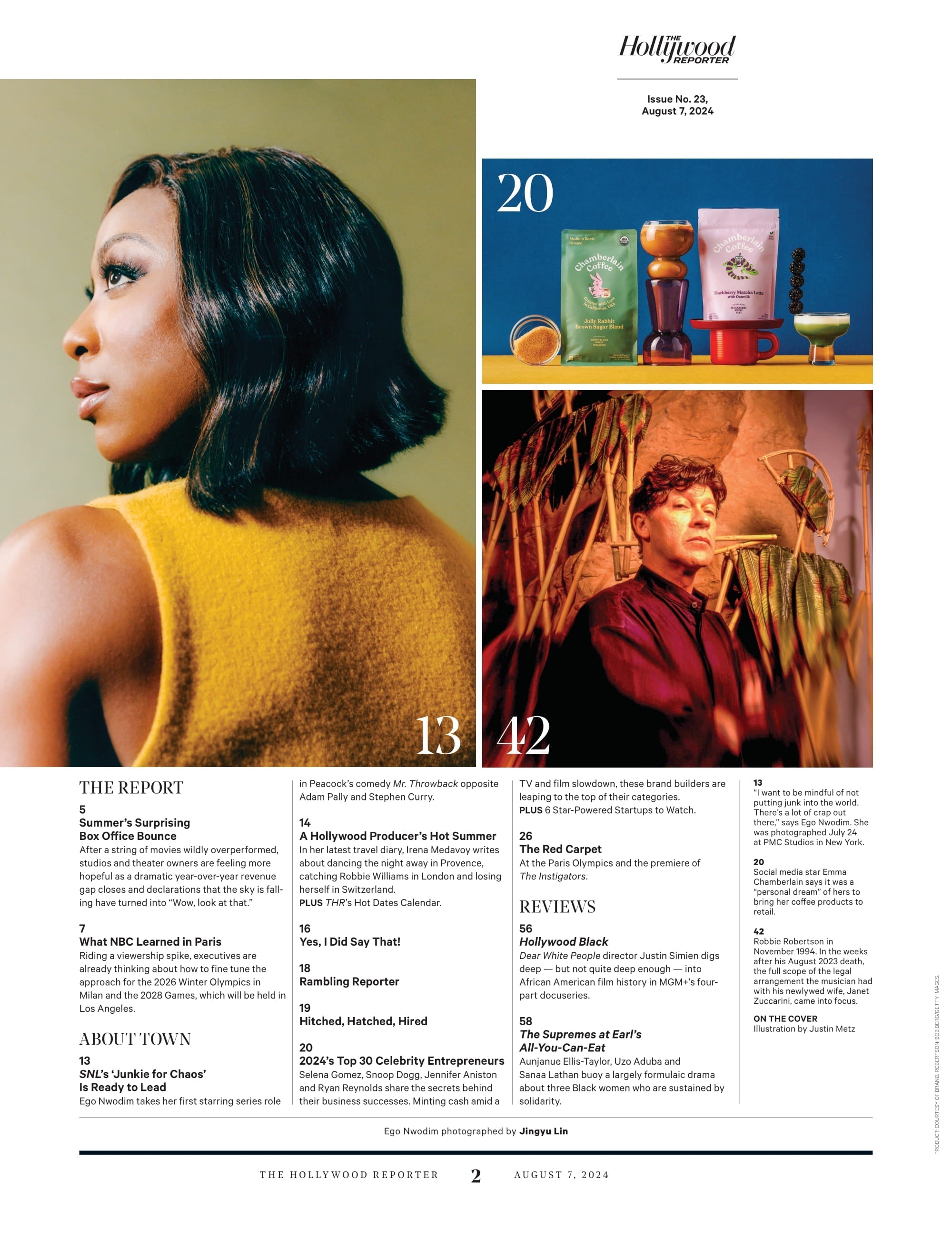 The Hollywood Reporter - 24.08.07 Edition: Hollywood Takes On Trump-Loving Tech Bros In Epic Election Battle, Robbie Robertson’s Family Feud, Streaming Battle For Stand-Up, House Of The Dragon & More!